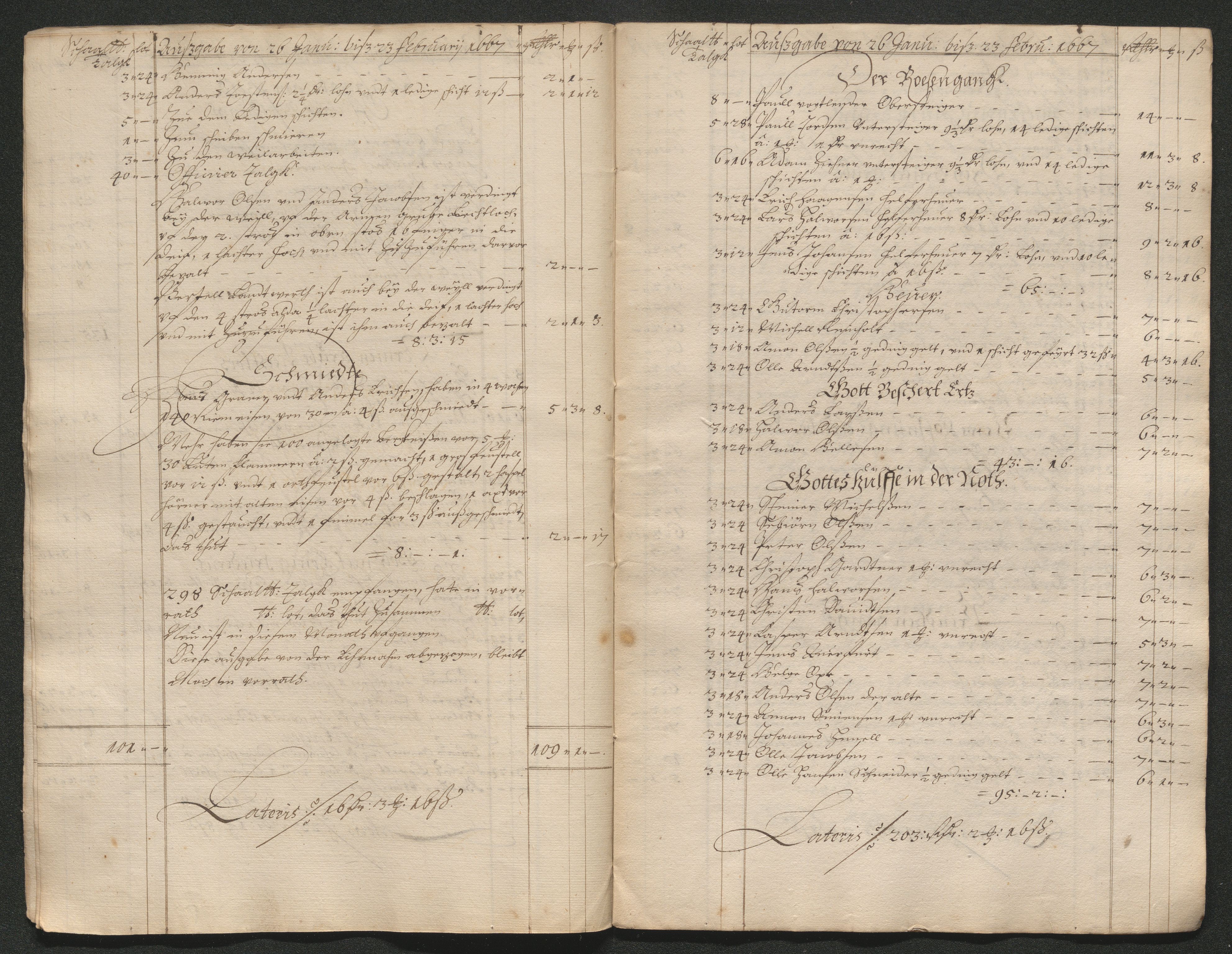 Kongsberg Sølvverk 1623-1816, AV/SAKO-EA-3135/001/D/Dc/Dcd/L0040: Utgiftsregnskap for gruver m.m., 1667, p. 864