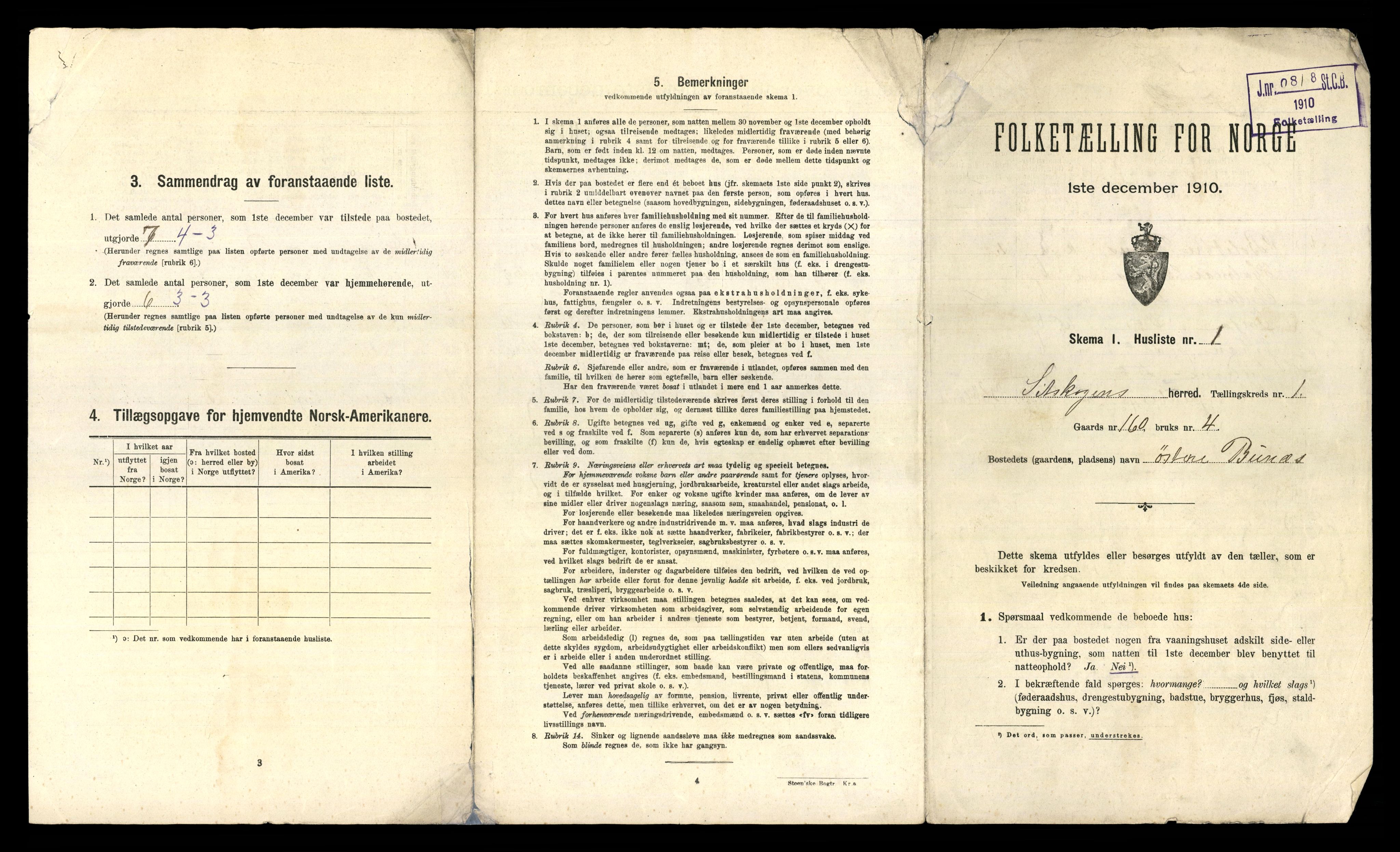 RA, 1910 census for Setskog, 1910, p. 17