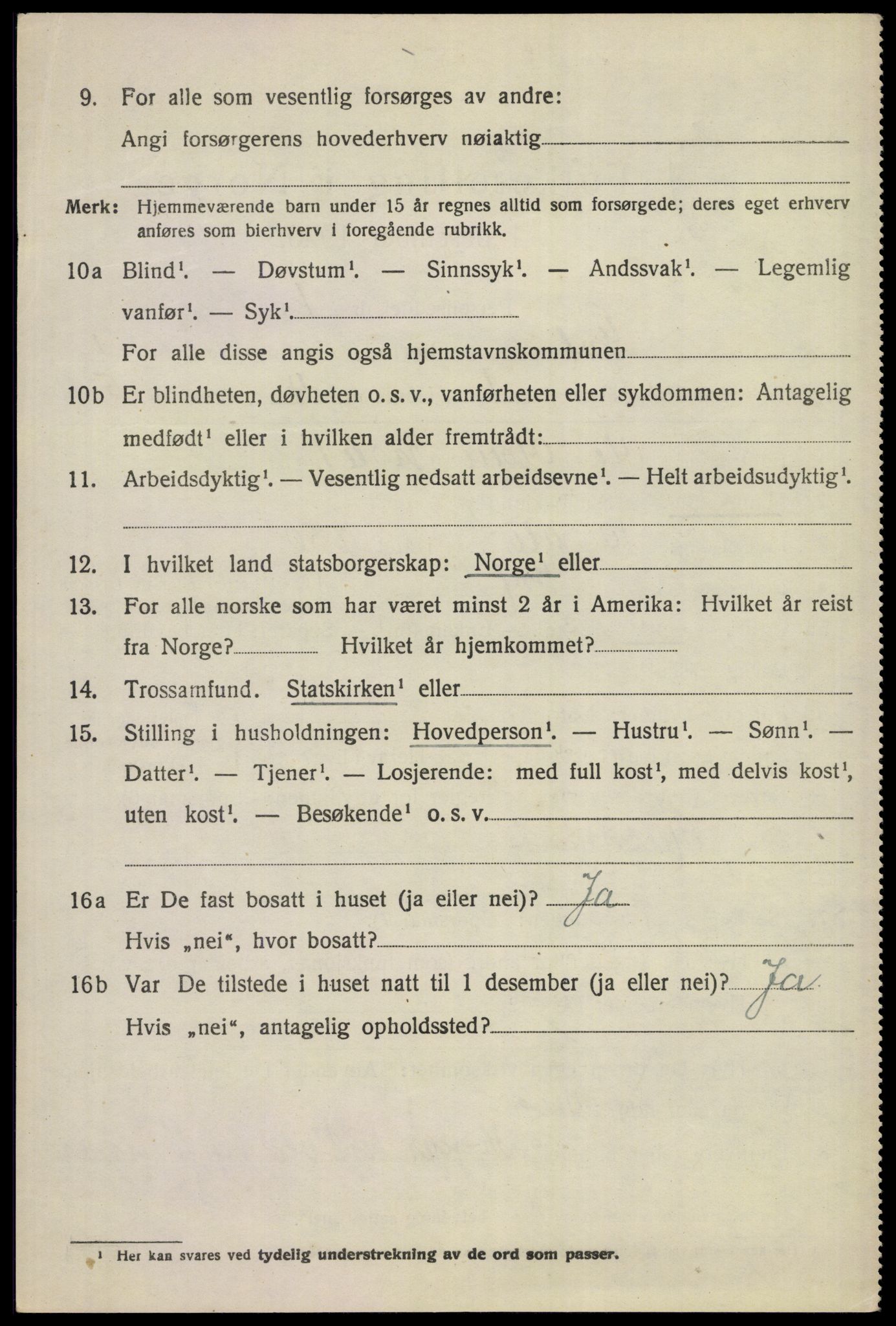 SAKO, 1920 census for Gol, 1920, p. 929