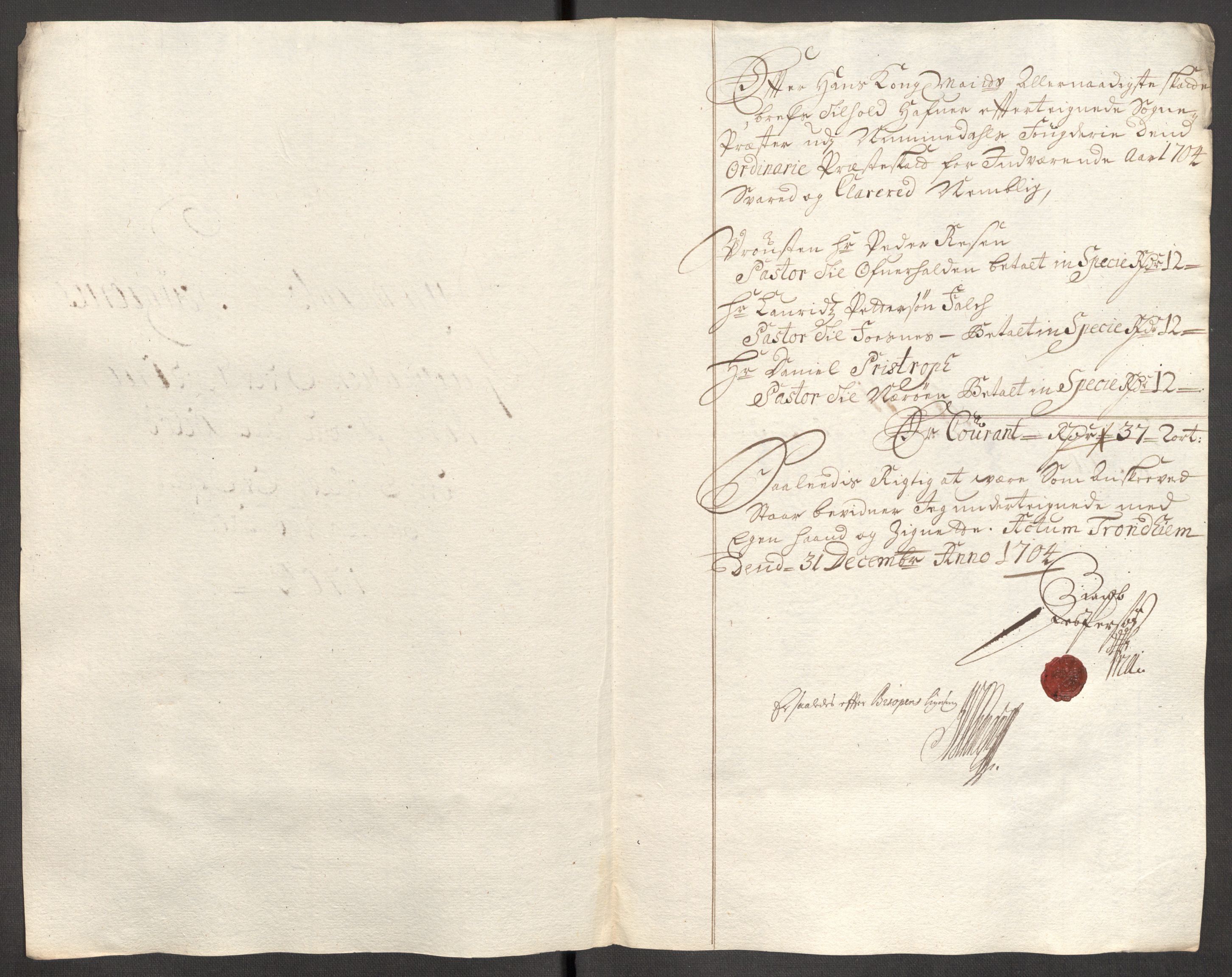Rentekammeret inntil 1814, Reviderte regnskaper, Fogderegnskap, RA/EA-4092/R64/L4428: Fogderegnskap Namdal, 1703-1704, p. 322