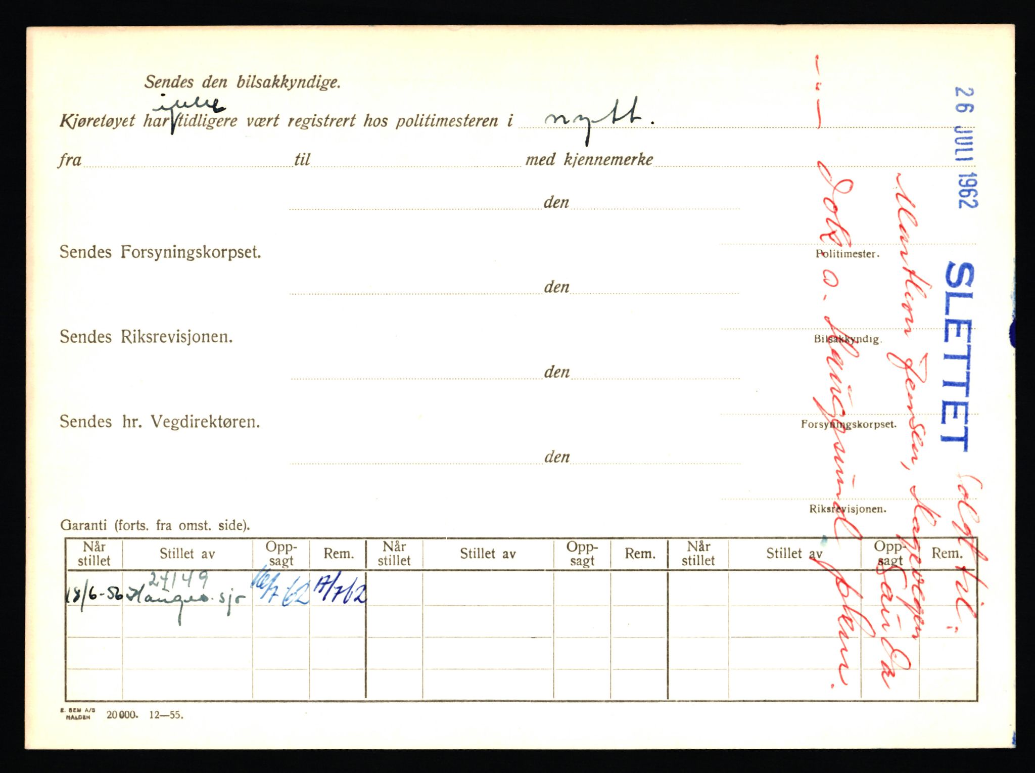 Stavanger trafikkstasjon, AV/SAST-A-101942/0/F/L0044: L-26300 - L-26999, 1930-1971, p. 286