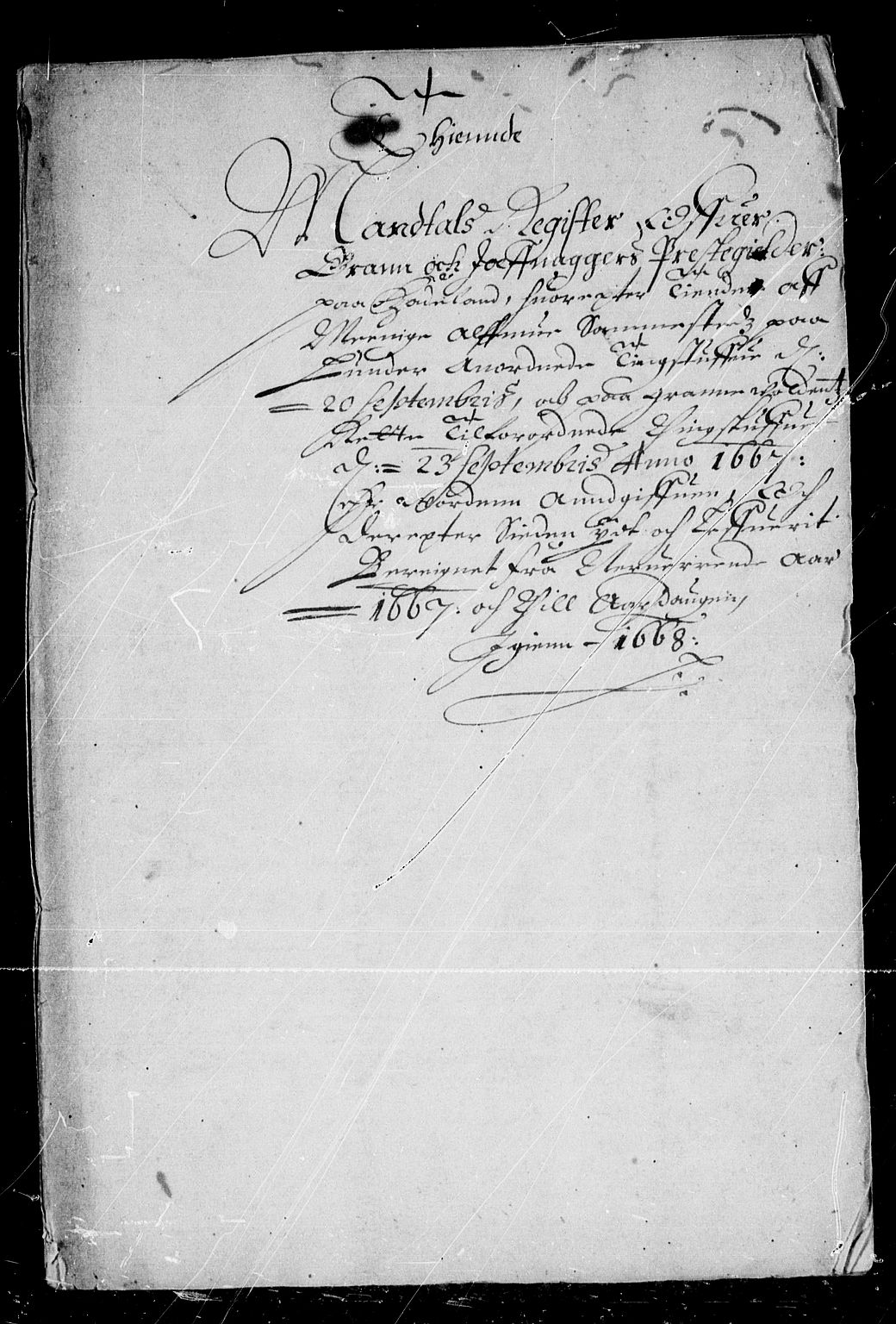 Rentekammeret inntil 1814, Reviderte regnskaper, Stiftamtstueregnskaper, Landkommissariatet på Akershus og Akershus stiftamt, AV/RA-EA-5869/R/Rb/L0045: Akershus stiftamt, 1667