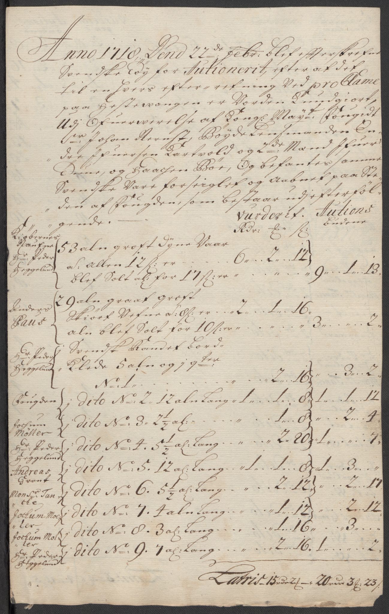 Rentekammeret inntil 1814, Reviderte regnskaper, Fogderegnskap, RA/EA-4092/R18/L1320: Fogderegnskap Hadeland, Toten og Valdres, 1718, p. 106