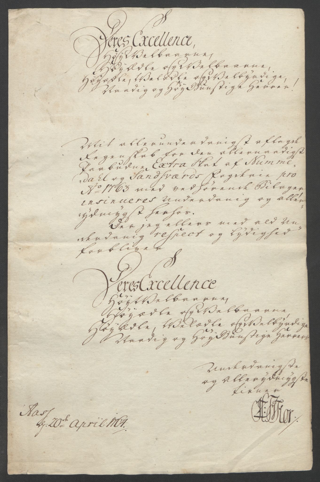 Rentekammeret inntil 1814, Reviderte regnskaper, Fogderegnskap, AV/RA-EA-4092/R24/L1672: Ekstraskatten Numedal og Sandsvær, 1762-1767, p. 129