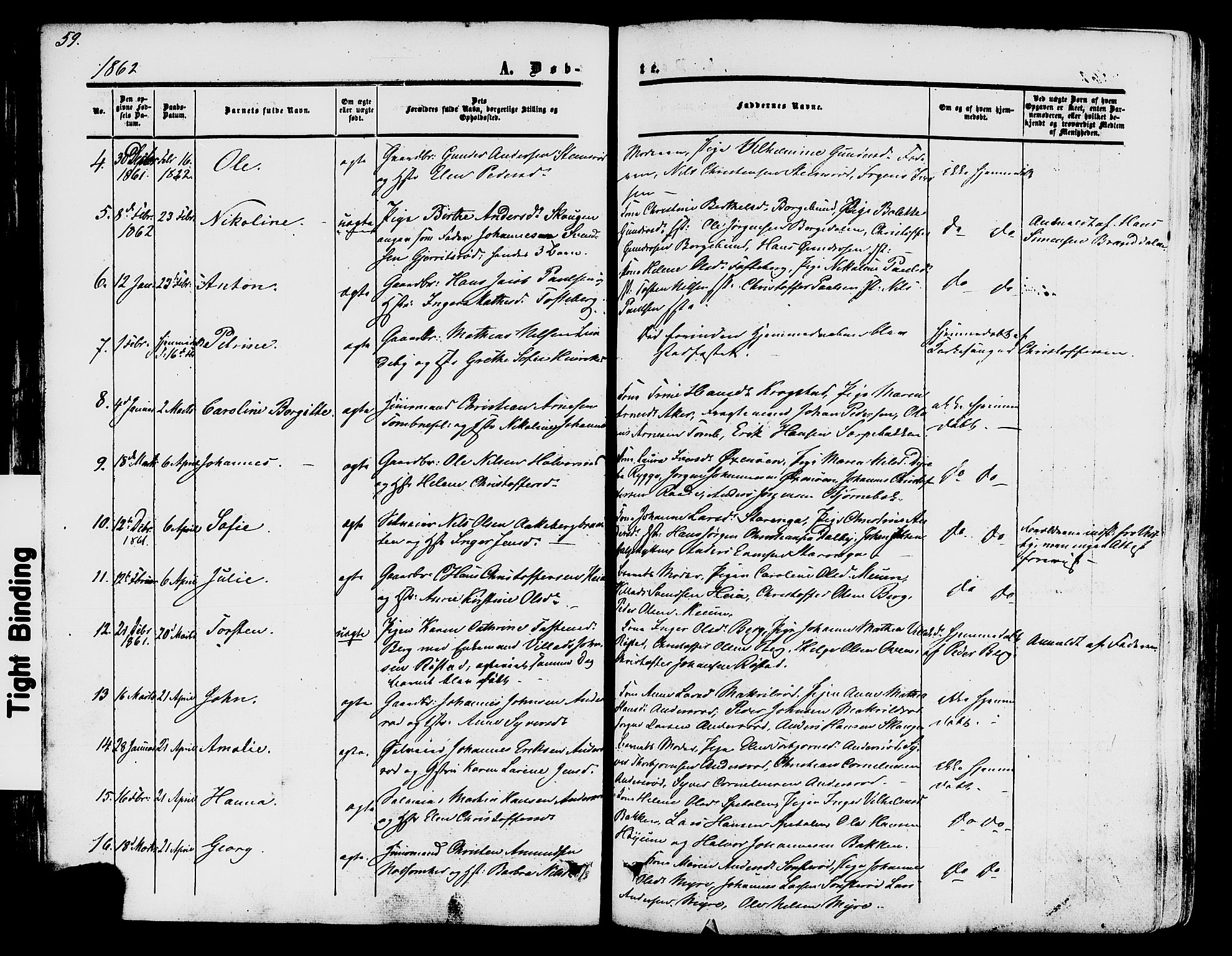 Råde prestekontor kirkebøker, AV/SAO-A-2009/F/Fa/L0006: Parish register (official) no. 6, 1854-1877, p. 59