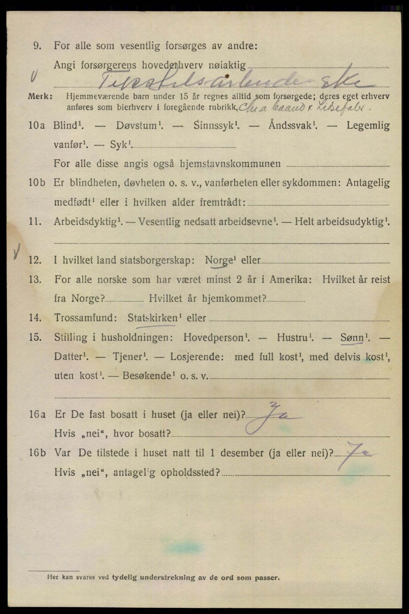 SAO, 1920 census for Kristiania, 1920, p. 505976