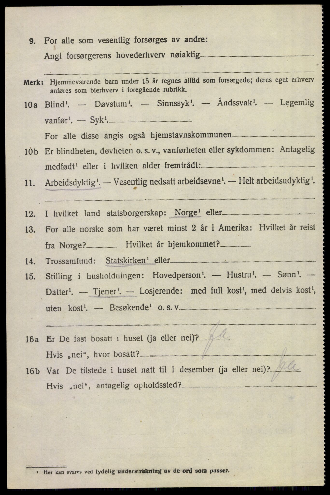 SAKO, 1920 census for Sem, 1920, p. 12938