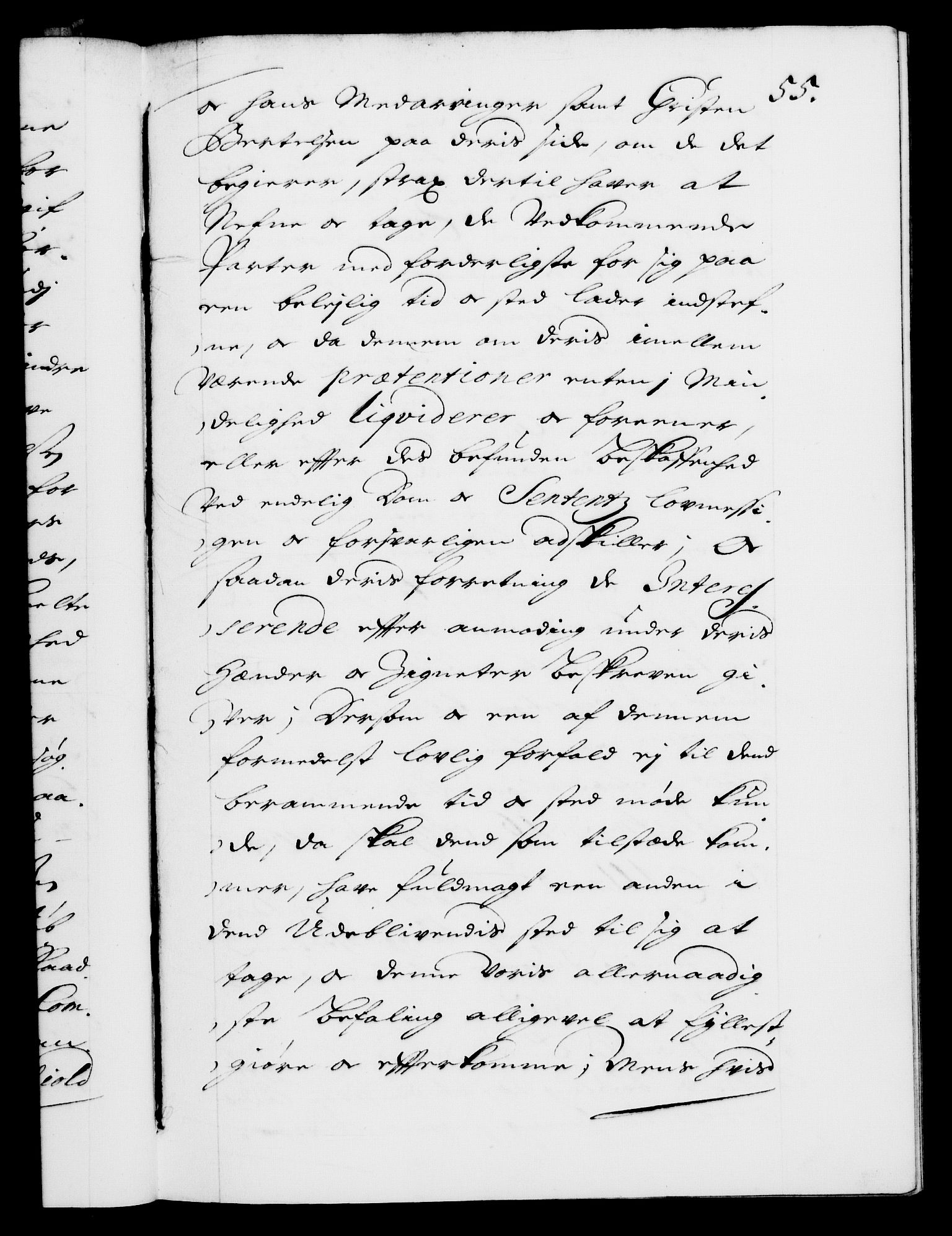 Danske Kanselli 1572-1799, AV/RA-EA-3023/F/Fc/Fca/Fcab/L0013: Norske tegnelser (mikrofilm), 1684-1687, p. 55a