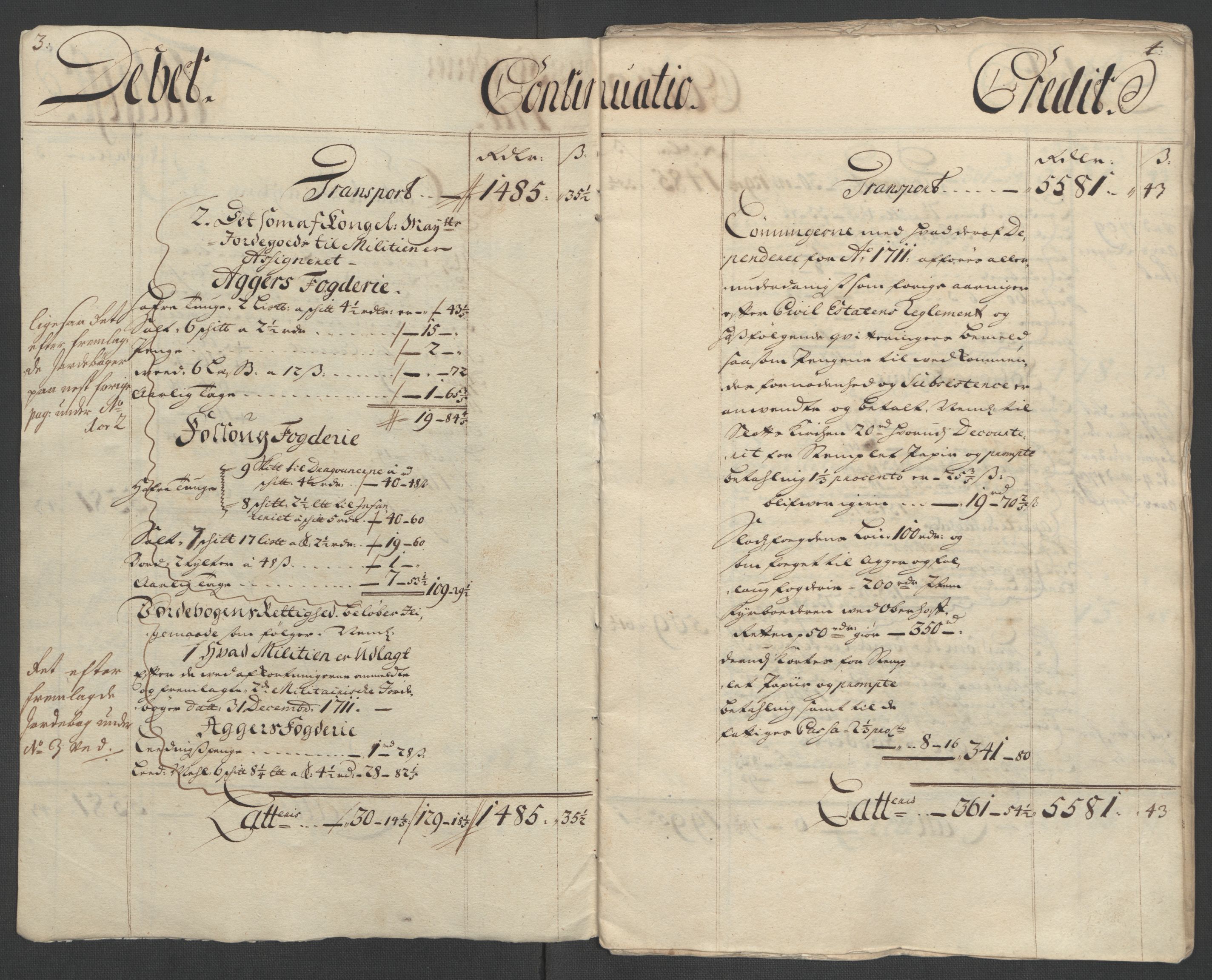 Rentekammeret inntil 1814, Reviderte regnskaper, Fogderegnskap, AV/RA-EA-4092/R10/L0448: Fogderegnskap Aker og Follo, 1710-1711, p. 174