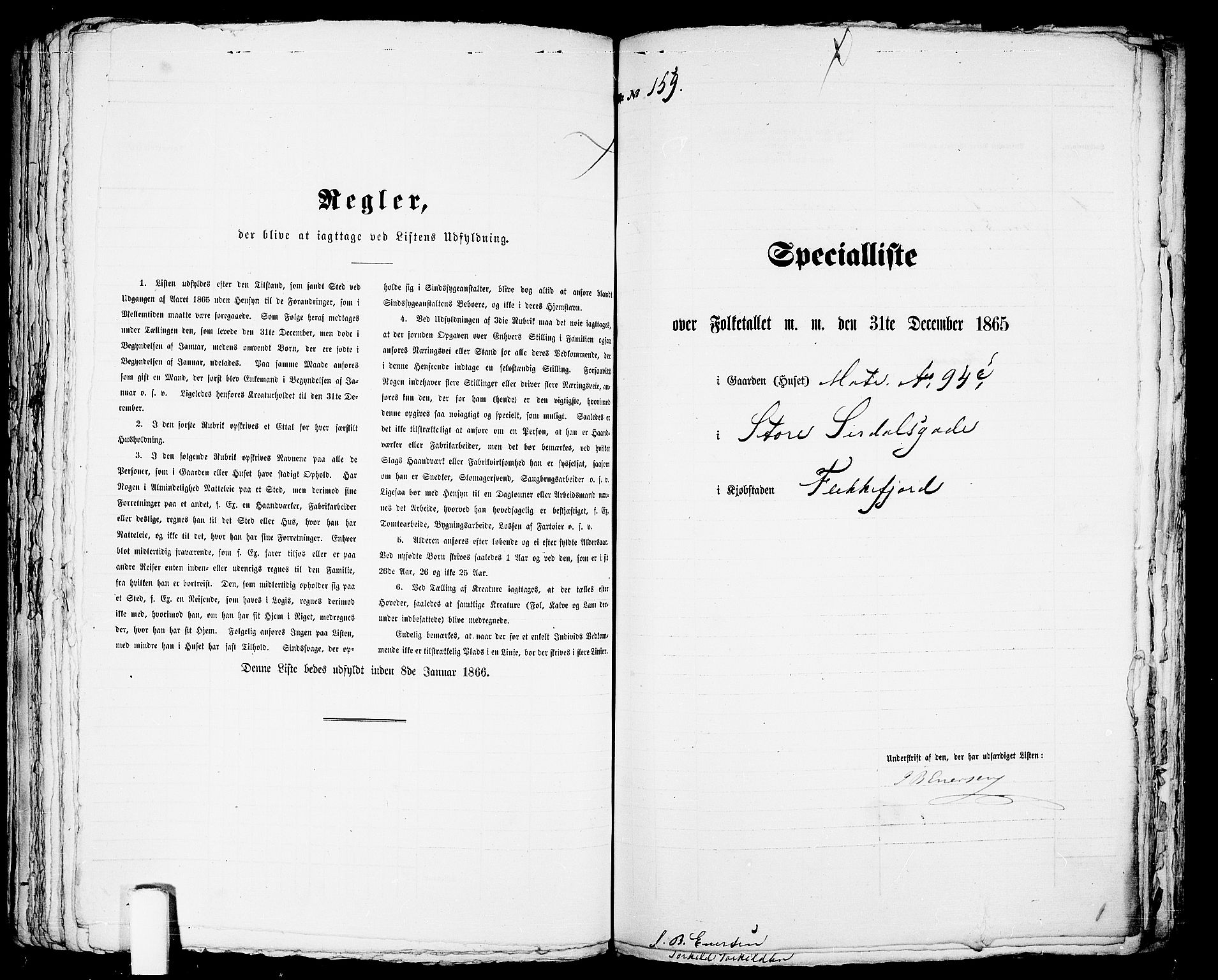 RA, 1865 census for Flekkefjord/Flekkefjord, 1865, p. 328