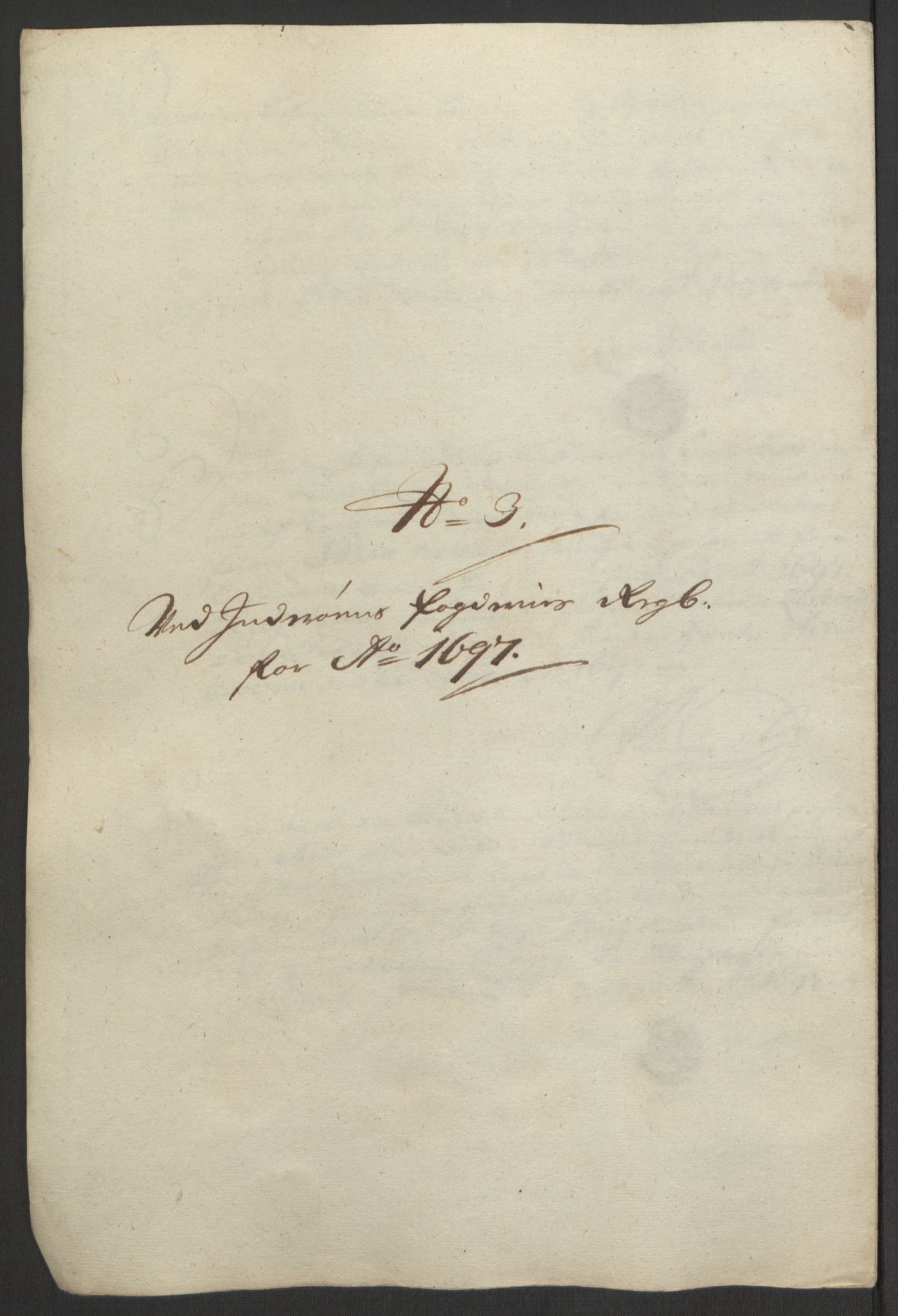 Rentekammeret inntil 1814, Reviderte regnskaper, Fogderegnskap, RA/EA-4092/R63/L4309: Fogderegnskap Inderøy, 1695-1697, p. 520