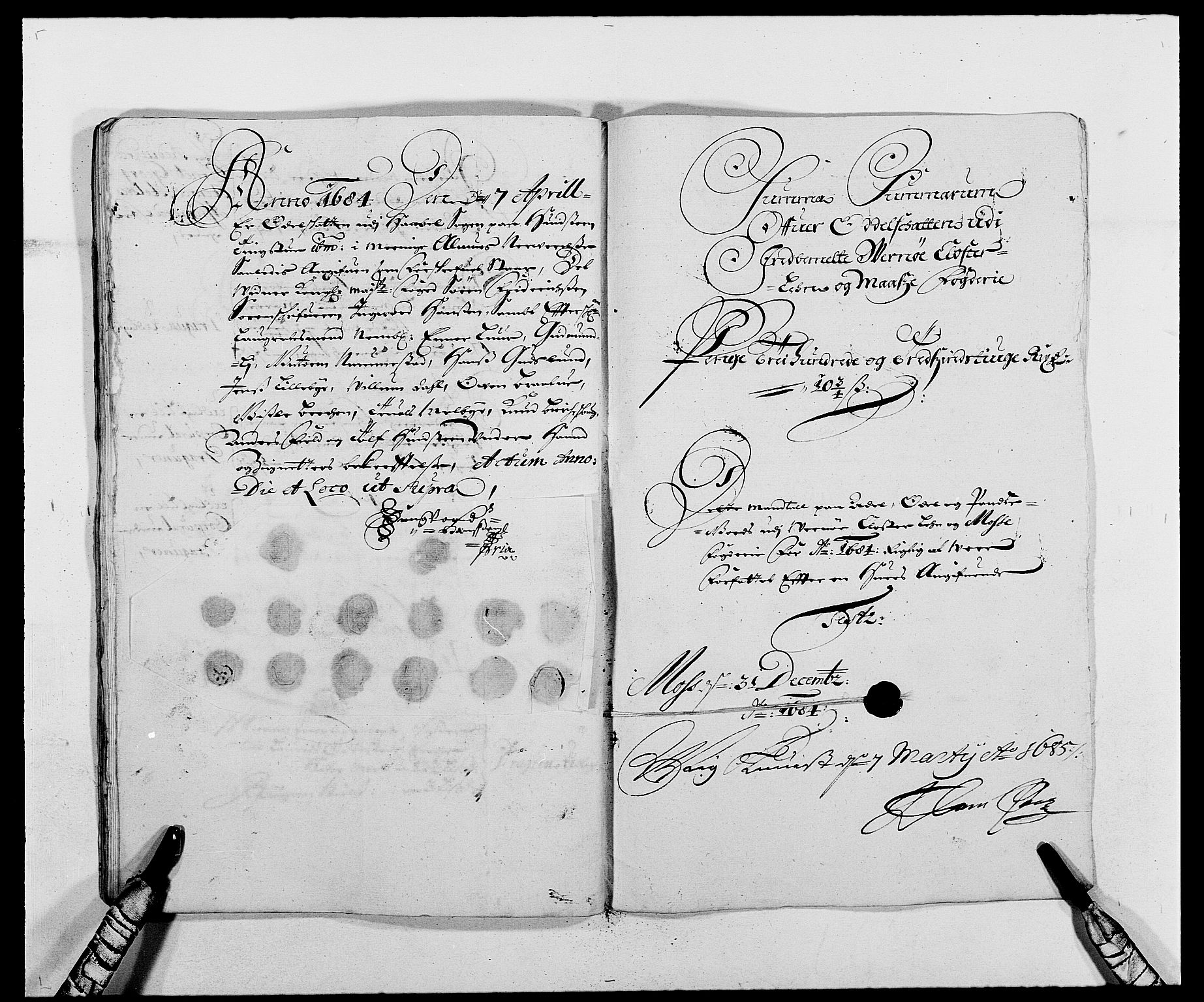 Rentekammeret inntil 1814, Reviderte regnskaper, Fogderegnskap, AV/RA-EA-4092/R02/L0103: Fogderegnskap Moss og Verne kloster, 1682-1684, p. 509