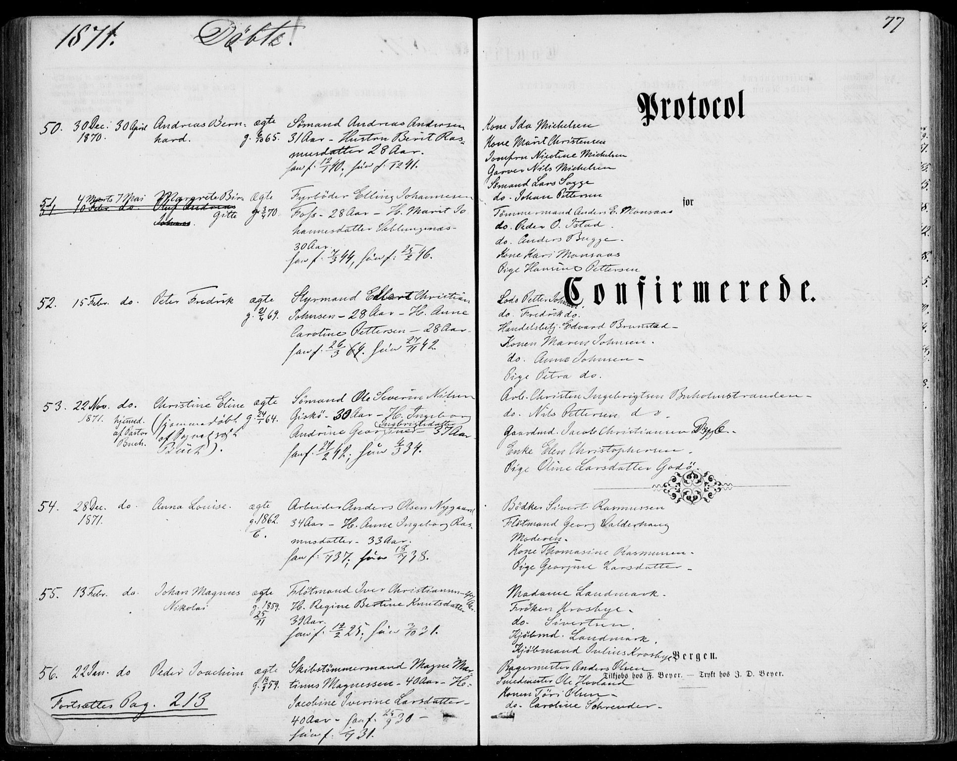 Ministerialprotokoller, klokkerbøker og fødselsregistre - Møre og Romsdal, SAT/A-1454/529/L0452: Parish register (official) no. 529A02, 1864-1871, p. 77