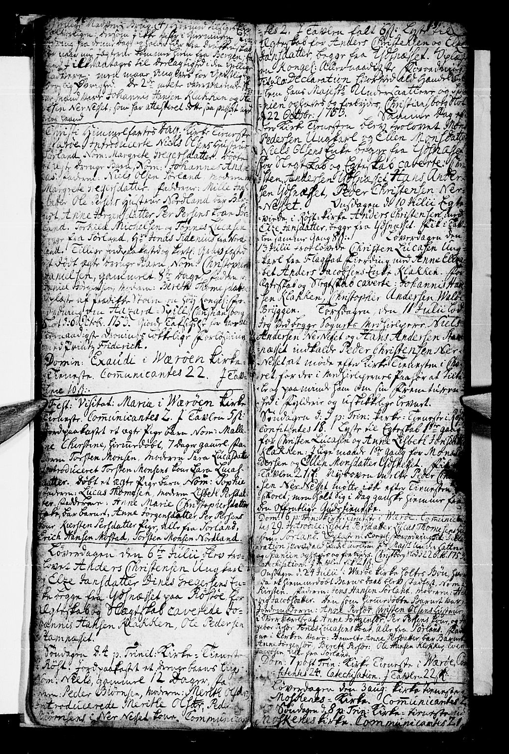 Ministerialprotokoller, klokkerbøker og fødselsregistre - Nordland, AV/SAT-A-1459/807/L0118: Parish register (official) no. 807A01, 1752-1798, p. 8-9
