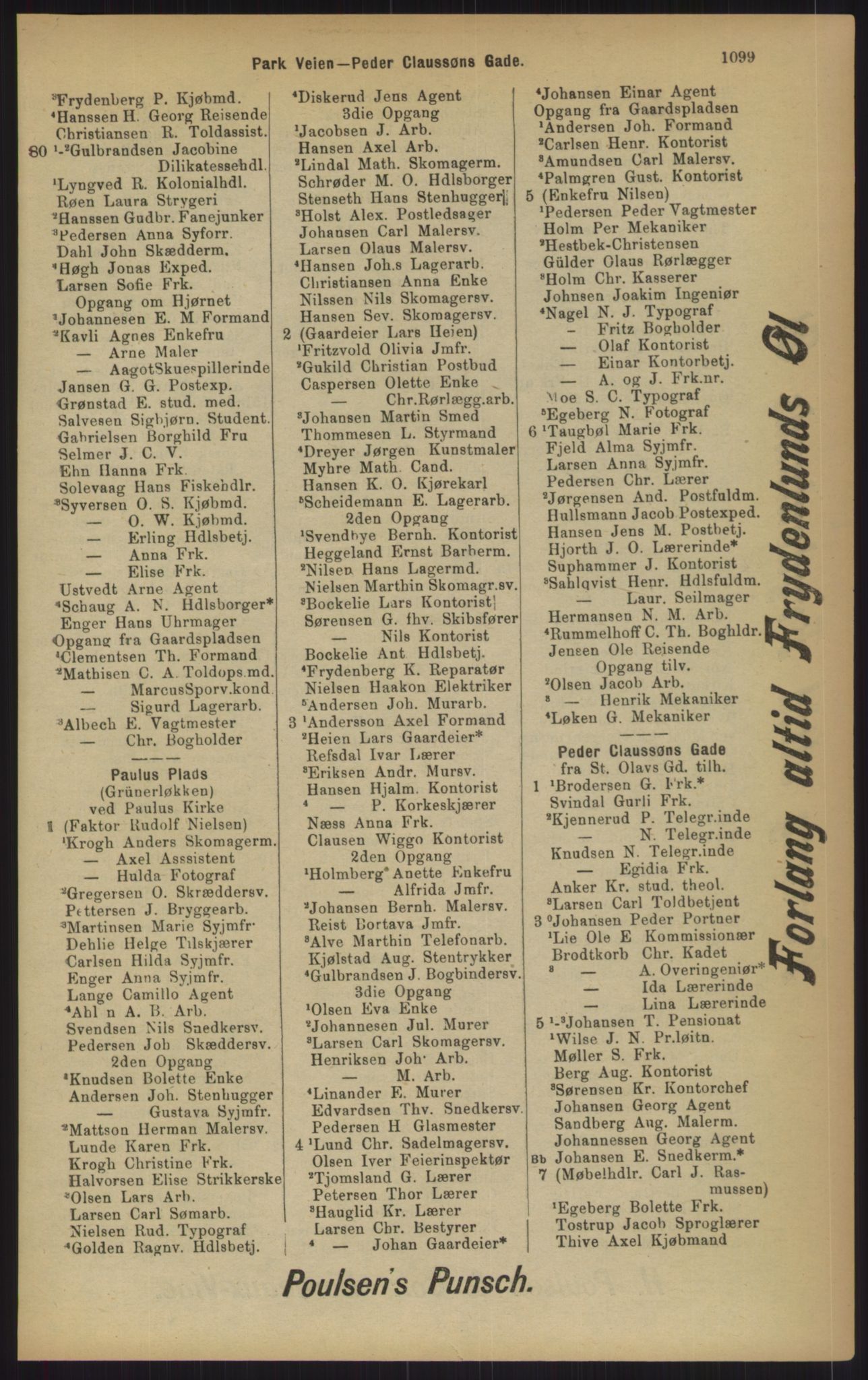 Kristiania/Oslo adressebok, PUBL/-, 1902, p. 1099