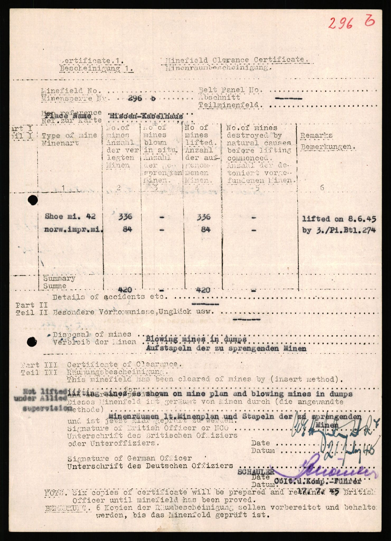 Deutscher Oberbefehlshaber Norwegen (DOBN), AV/RA-RAFA-2197/D/Dl/L0115: DB Zone Stavanger Abt. Ia, 1945, p. 751