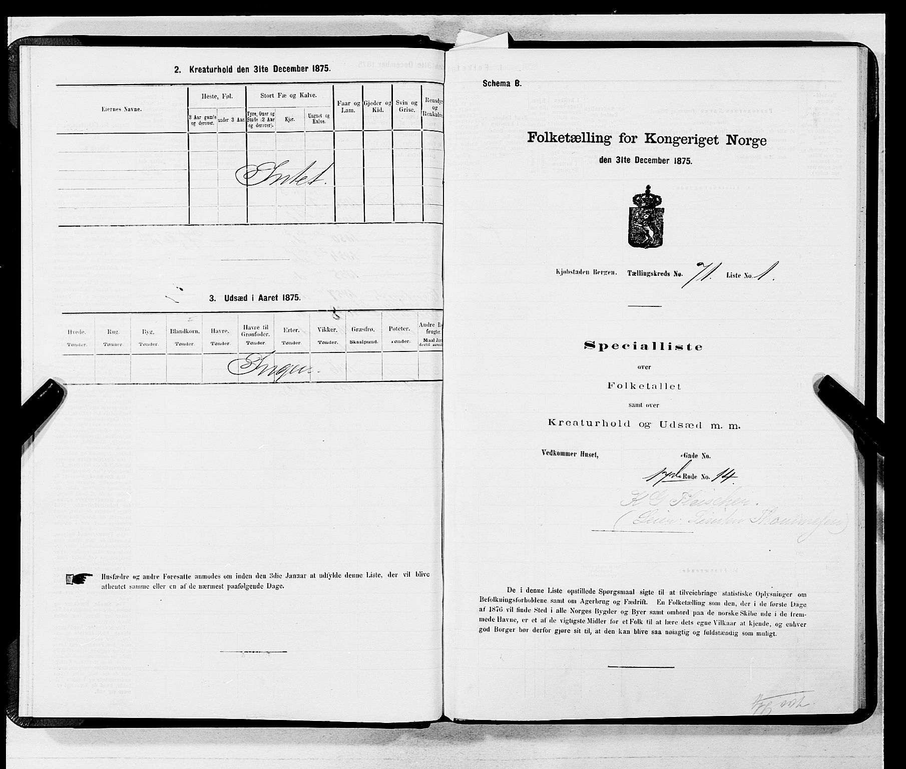 SAB, 1875 census for 1301 Bergen, 1875, p. 3766