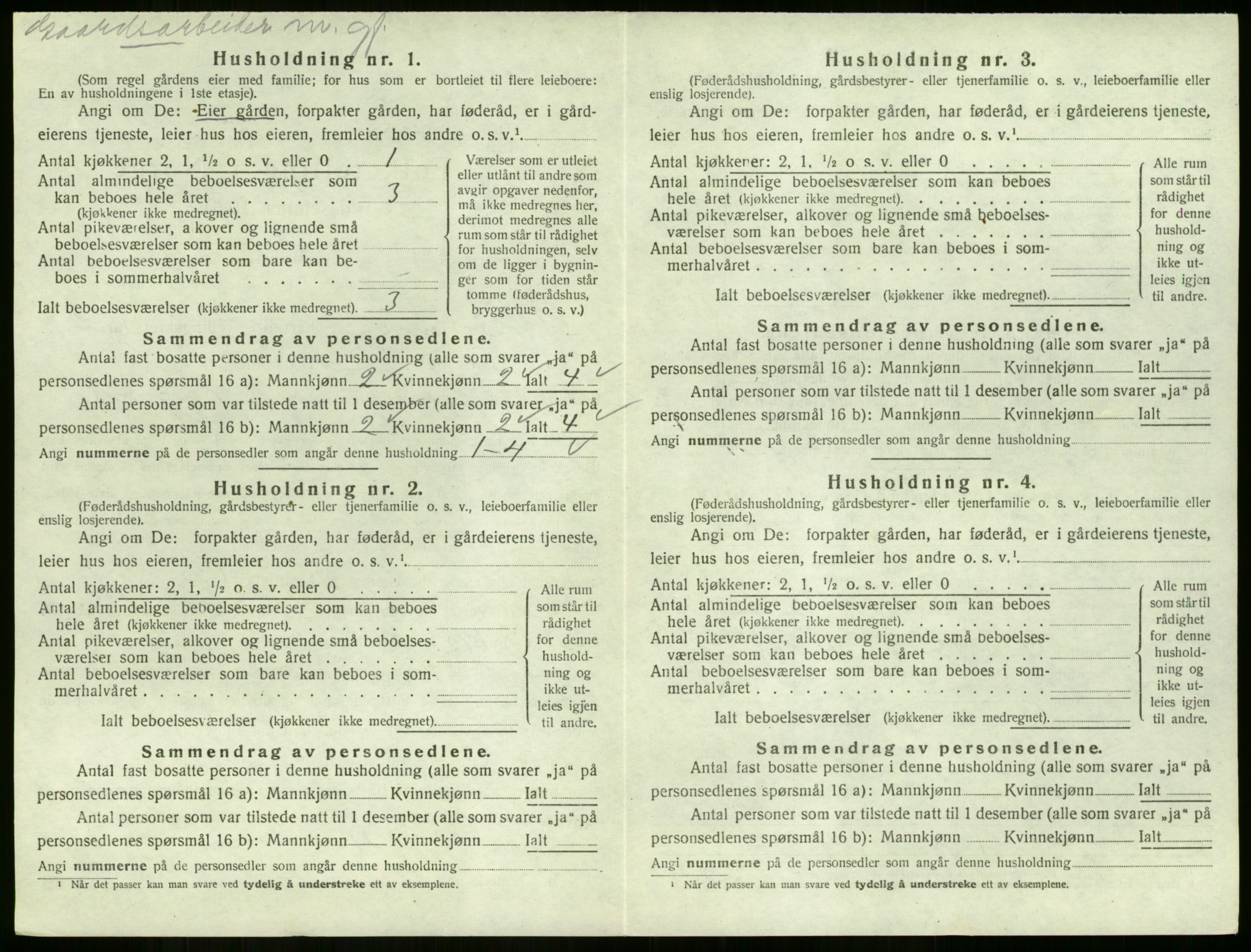 SAKO, 1920 census for Strømm, 1920, p. 160