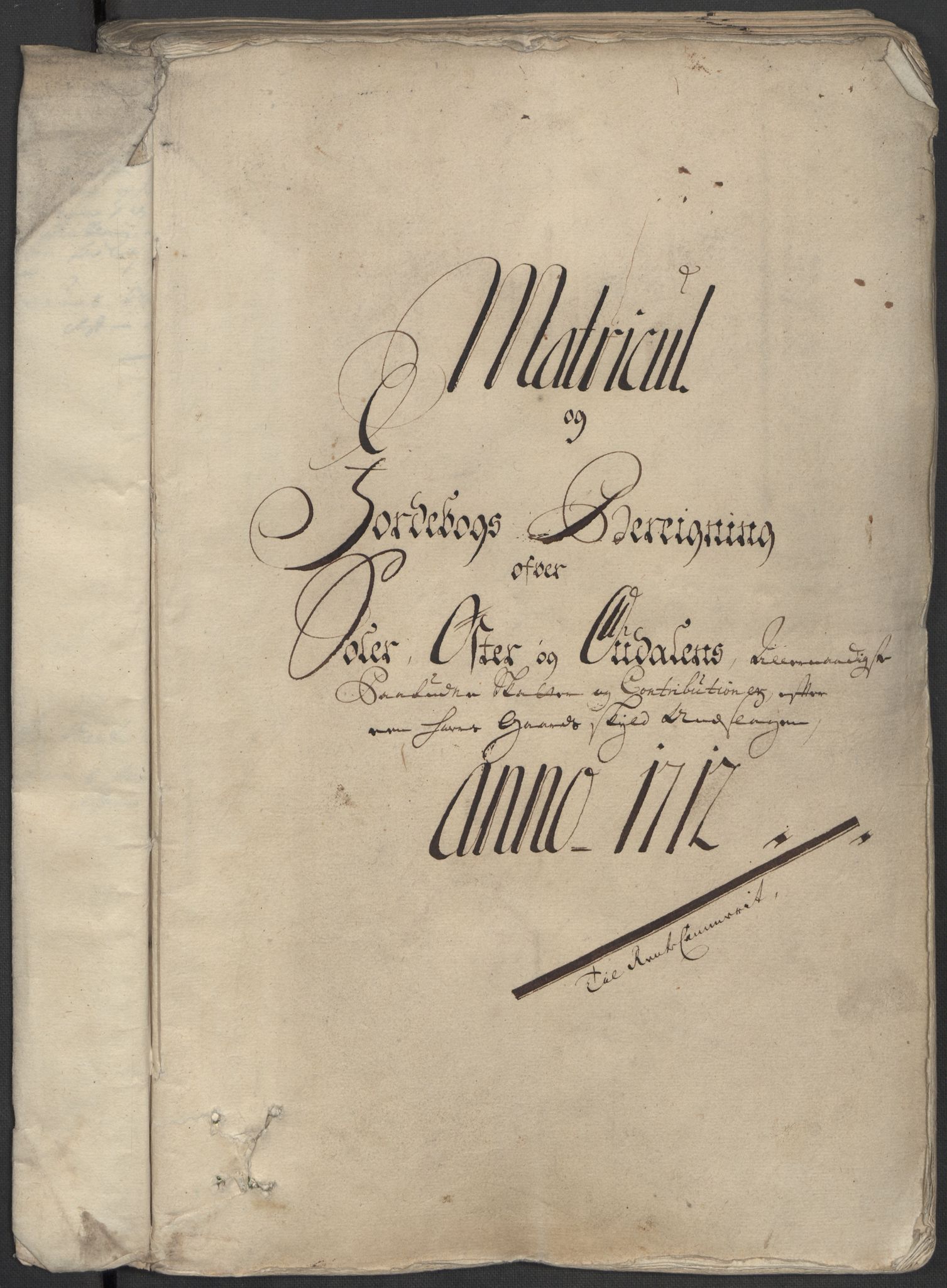 Rentekammeret inntil 1814, Reviderte regnskaper, Fogderegnskap, RA/EA-4092/R13/L0849: Fogderegnskap Solør, Odal og Østerdal, 1712, p. 15