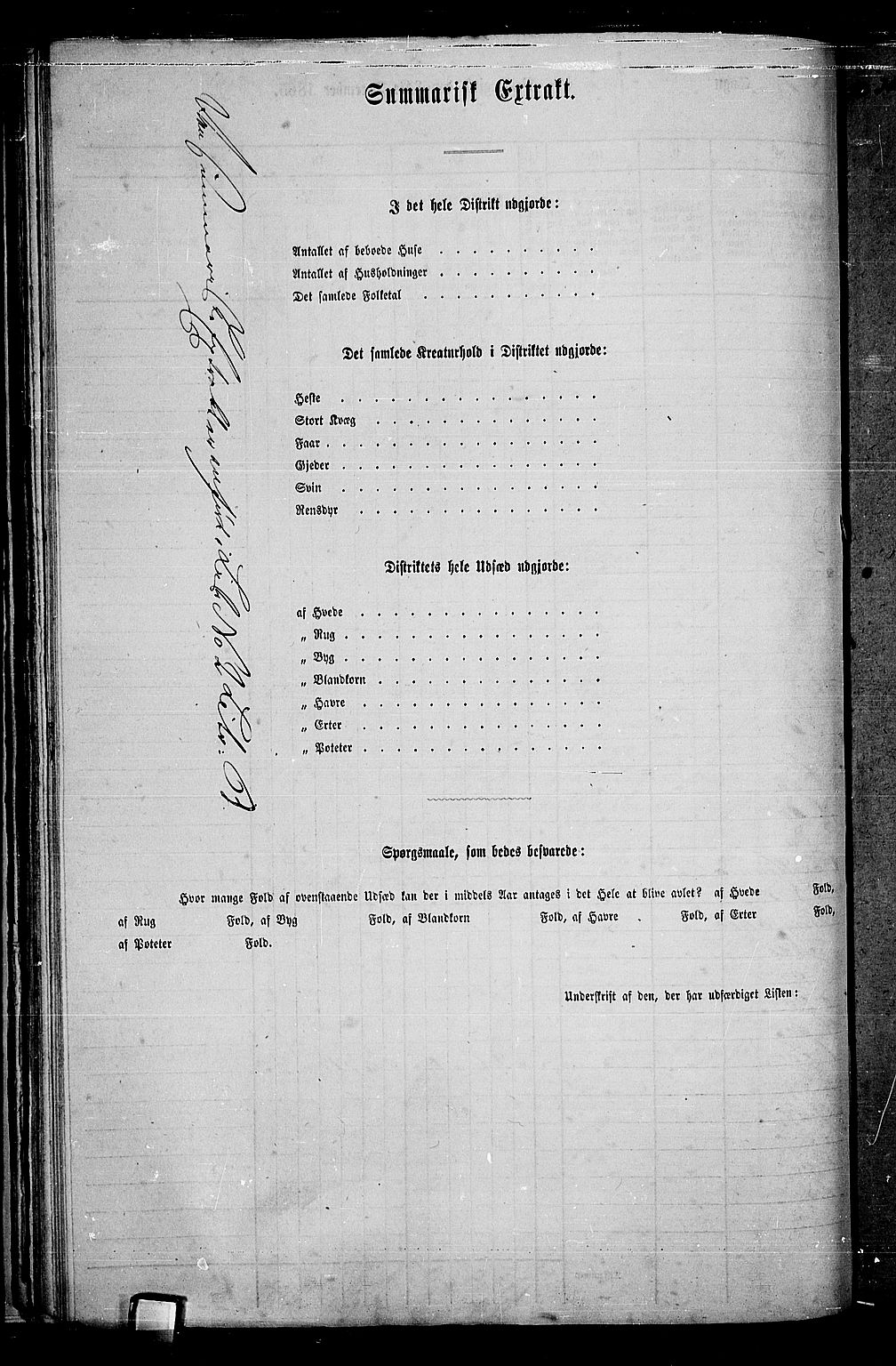 RA, 1865 census for Nes, 1865, p. 57