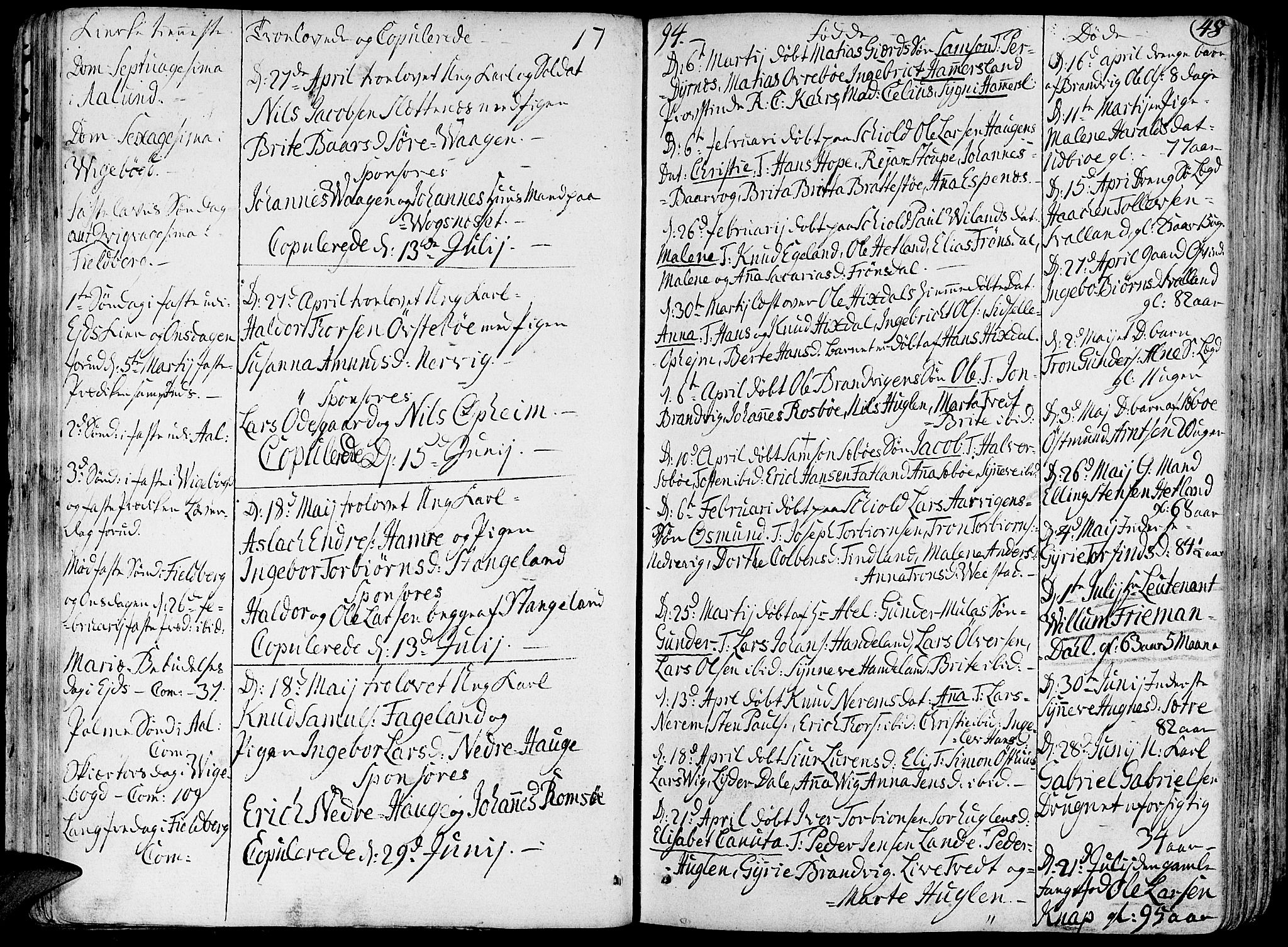 Fjelberg sokneprestembete, SAB/A-75201/H/Haa: Parish register (official) no. A 3, 1788-1815, p. 48