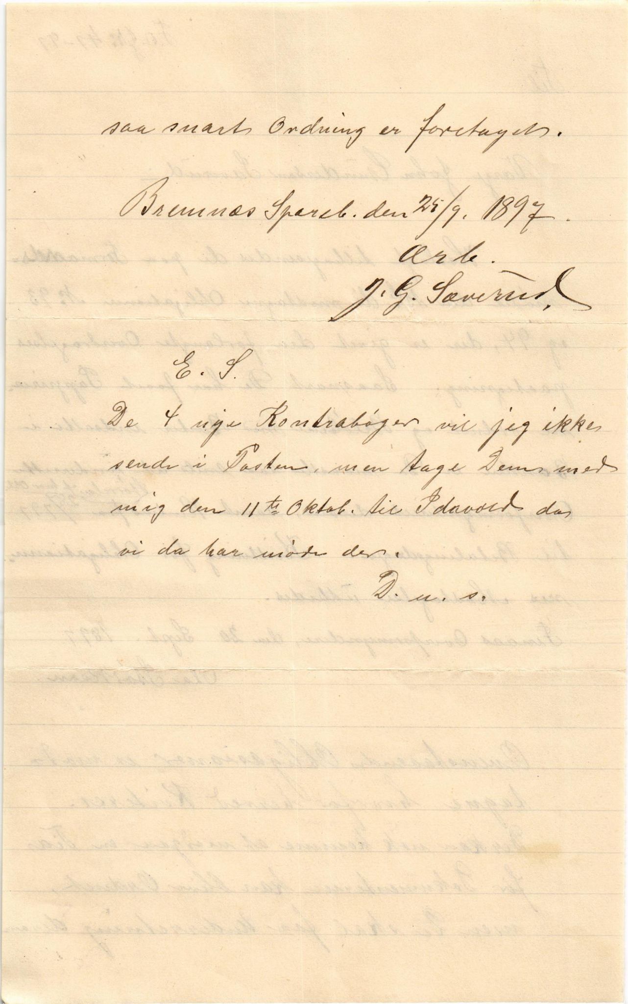 Finnaas kommune. Overformynderiet, IKAH/1218a-812/D/Da/Daa/L0002/0001: Kronologisk ordna korrespondanse / Kronologisk ordna korrespondanse, 1896-1900, p. 59