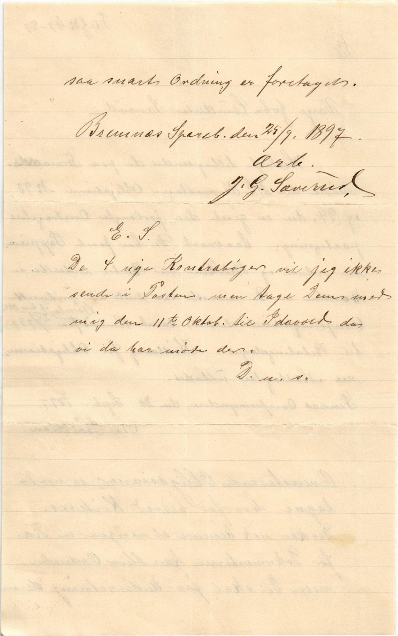 Finnaas kommune. Overformynderiet, IKAH/1218a-812/D/Da/Daa/L0002/0001: Kronologisk ordna korrespondanse / Kronologisk ordna korrespondanse, 1896-1900, p. 59