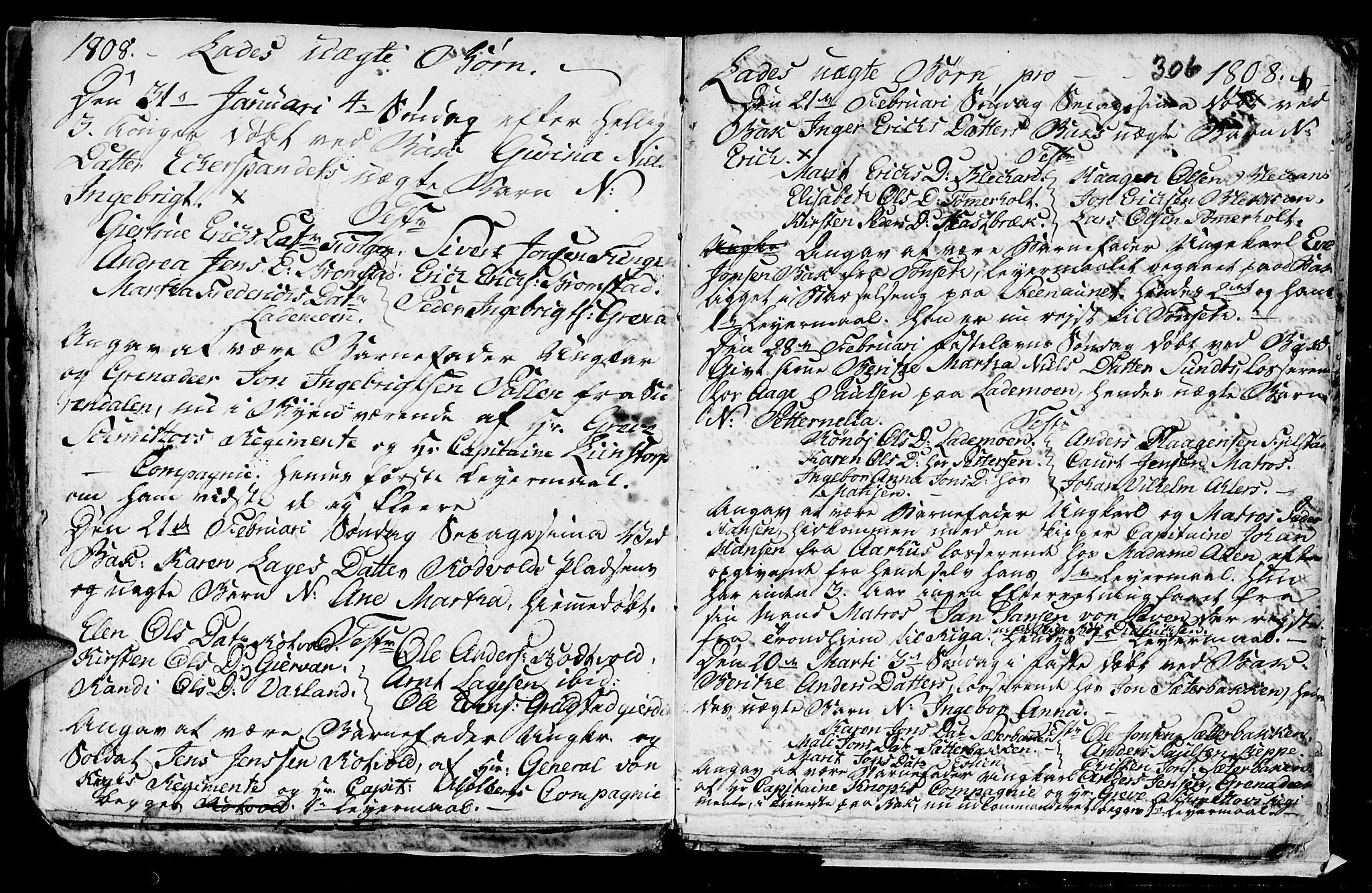 Ministerialprotokoller, klokkerbøker og fødselsregistre - Sør-Trøndelag, AV/SAT-A-1456/606/L0305: Parish register (copy) no. 606C01, 1757-1819, p. 306