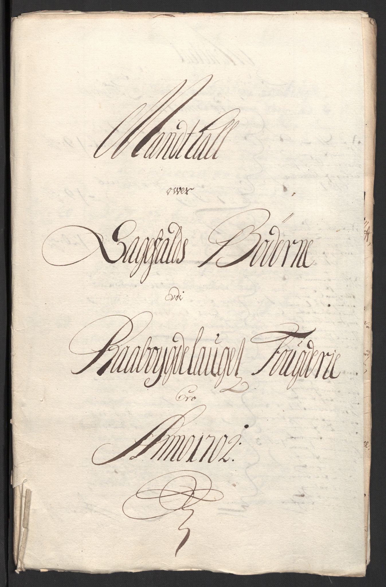 Rentekammeret inntil 1814, Reviderte regnskaper, Fogderegnskap, RA/EA-4092/R40/L2446: Fogderegnskap Råbyggelag, 1700-1702, p. 279