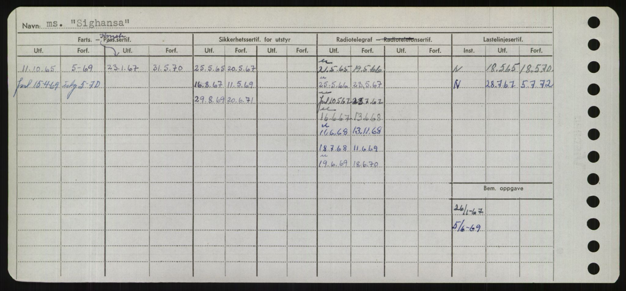 Sjøfartsdirektoratet med forløpere, Skipsmålingen, AV/RA-S-1627/H/Hd/L0033: Fartøy, Sevi-Sjø, p. 58