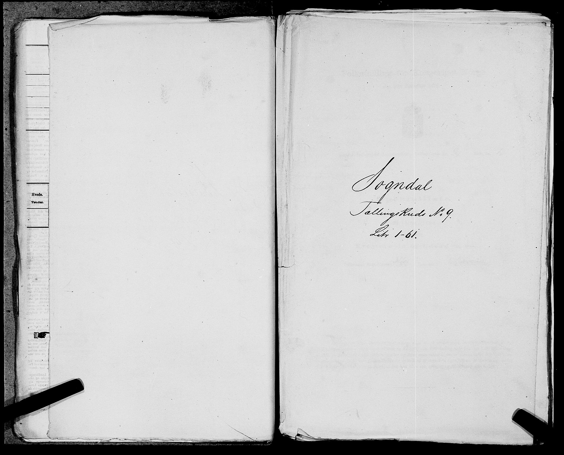 SAST, 1875 census for 1111L Sokndal/Sokndal, 1875, p. 805