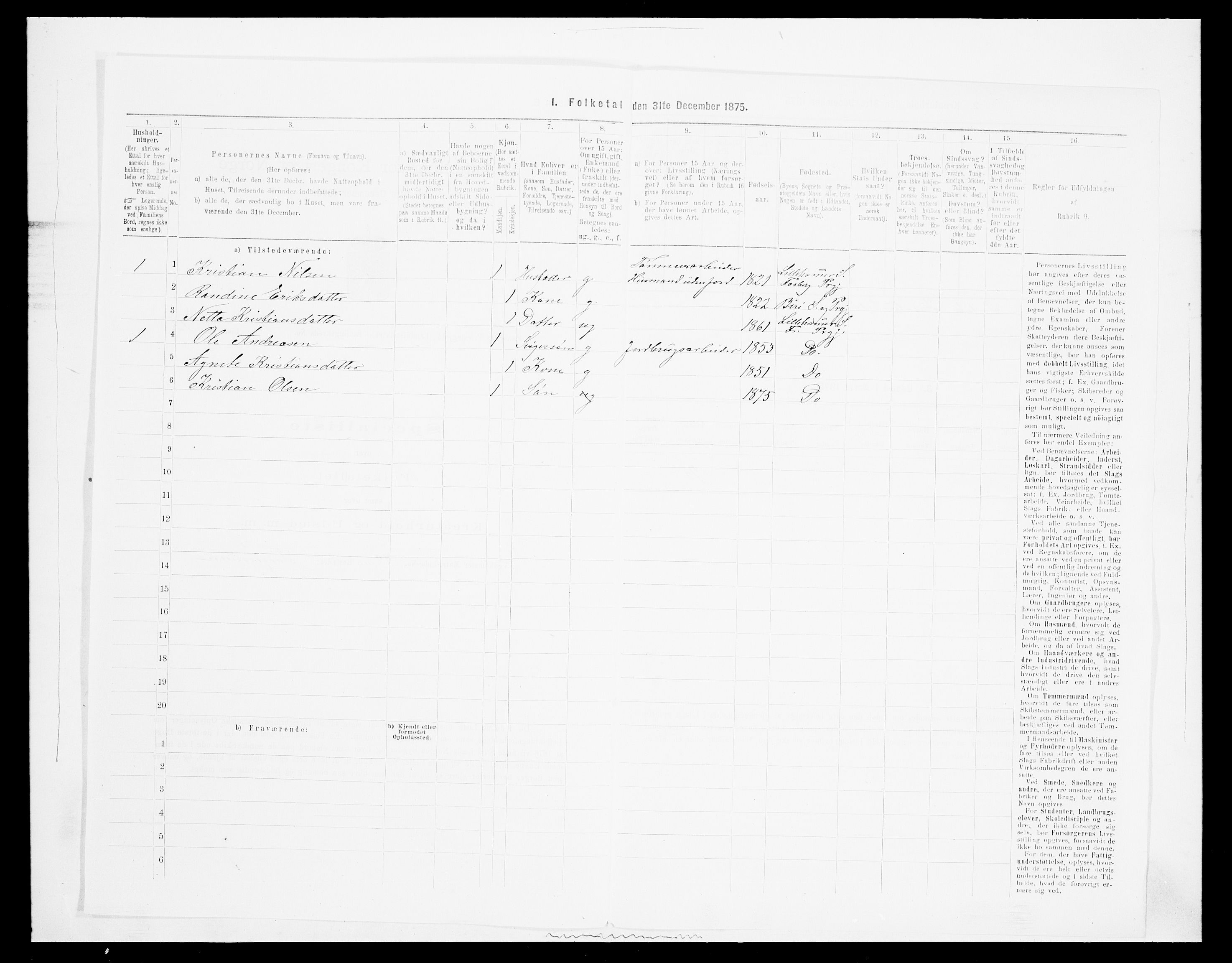 SAH, 1875 census for 0524L Fåberg/Fåberg og Lillehammer, 1875, p. 134