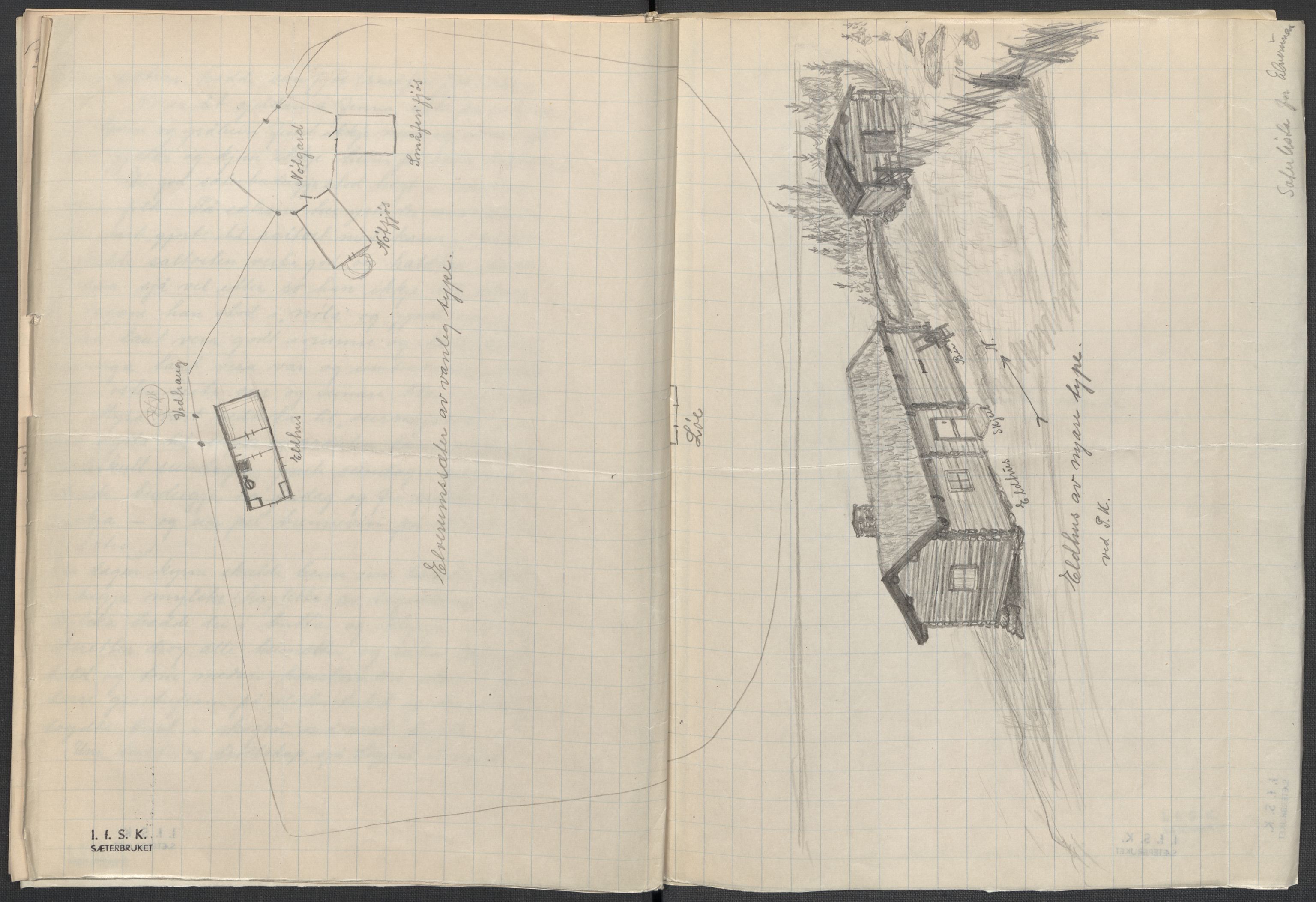 Instituttet for sammenlignende kulturforskning, AV/RA-PA-0424/F/Fc/L0003/0002: Eske B3: / Hedmark (perm V), 1934-1937
