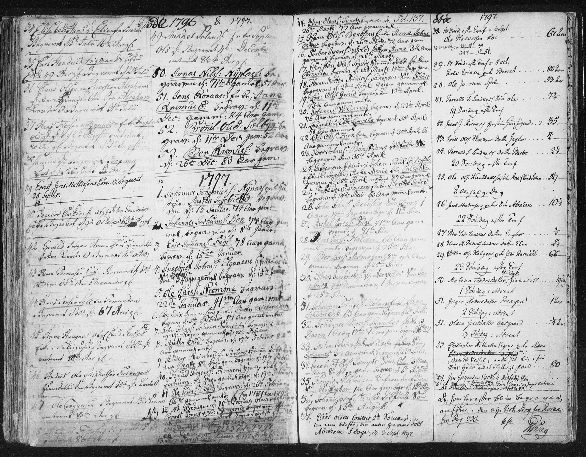 Ministerialprotokoller, klokkerbøker og fødselsregistre - Sør-Trøndelag, AV/SAT-A-1456/681/L0926: Parish register (official) no. 681A04, 1767-1797, p. 137