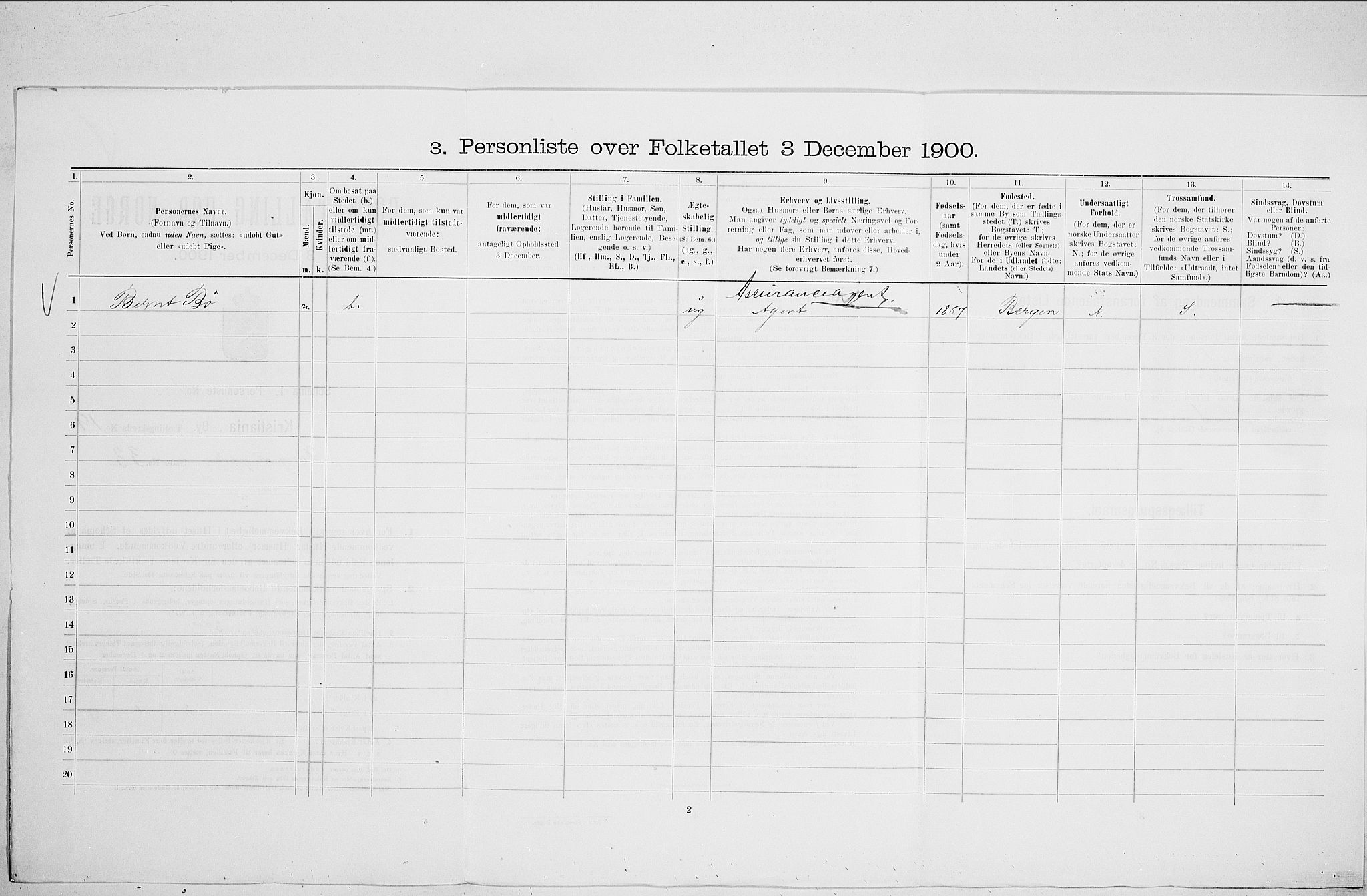 SAO, 1900 census for Kristiania, 1900, p. 48881