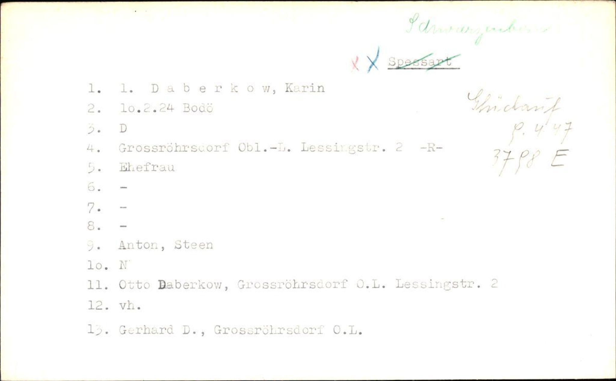Hjemsendte tyskere , RA/RAFA-6487/D/Db/L0008: Bordasch-Deters, 1945-1947, p. 1066