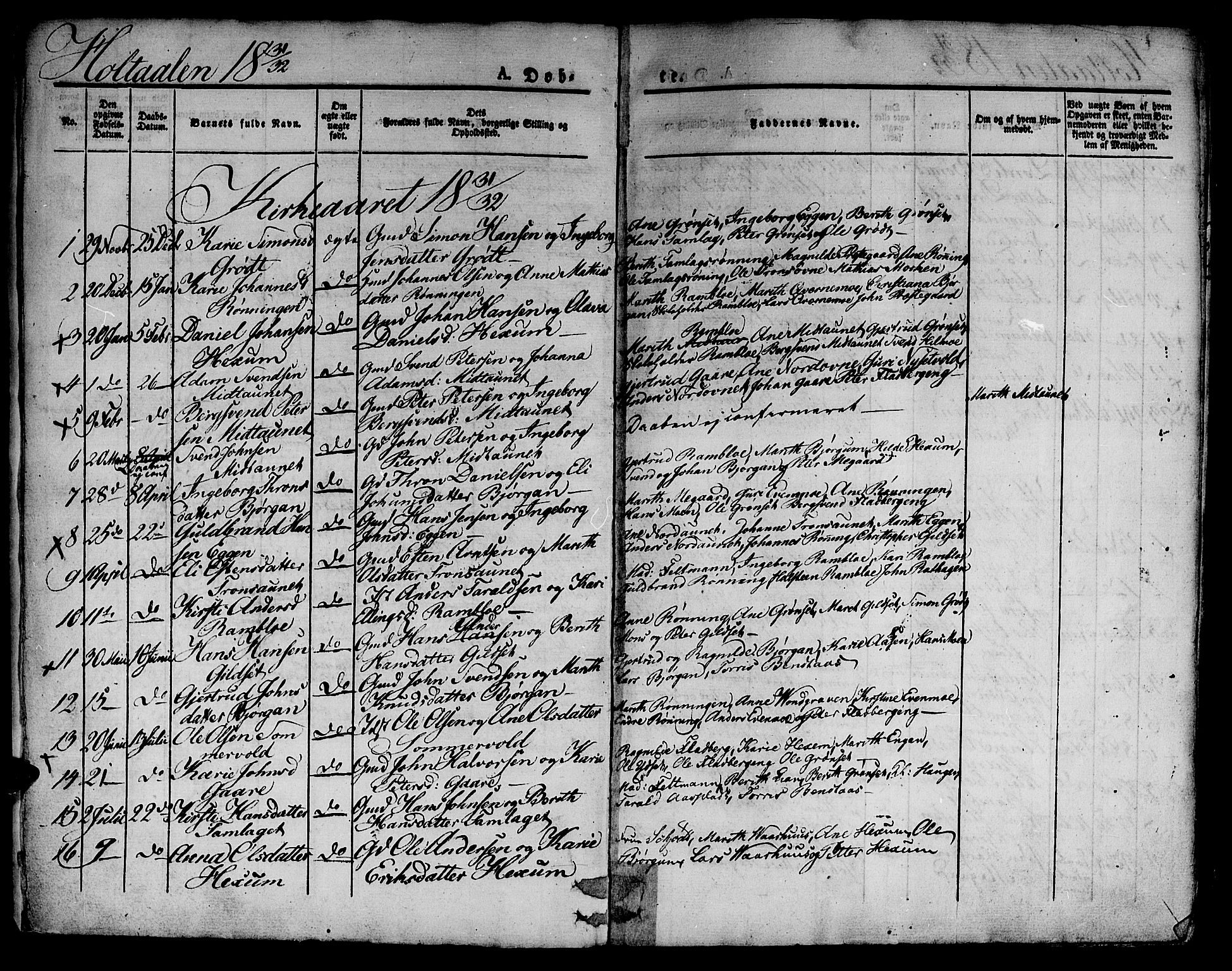 Ministerialprotokoller, klokkerbøker og fødselsregistre - Sør-Trøndelag, SAT/A-1456/685/L0957: Parish register (official) no. 685A04 /1, 1829-1845