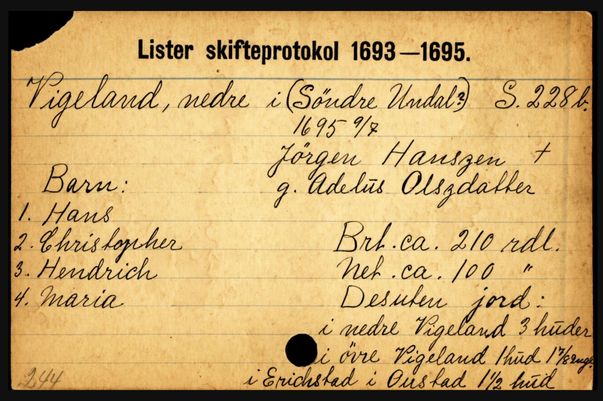 Lister sorenskriveri, AV/SAK-1221-0003/H, p. 42611