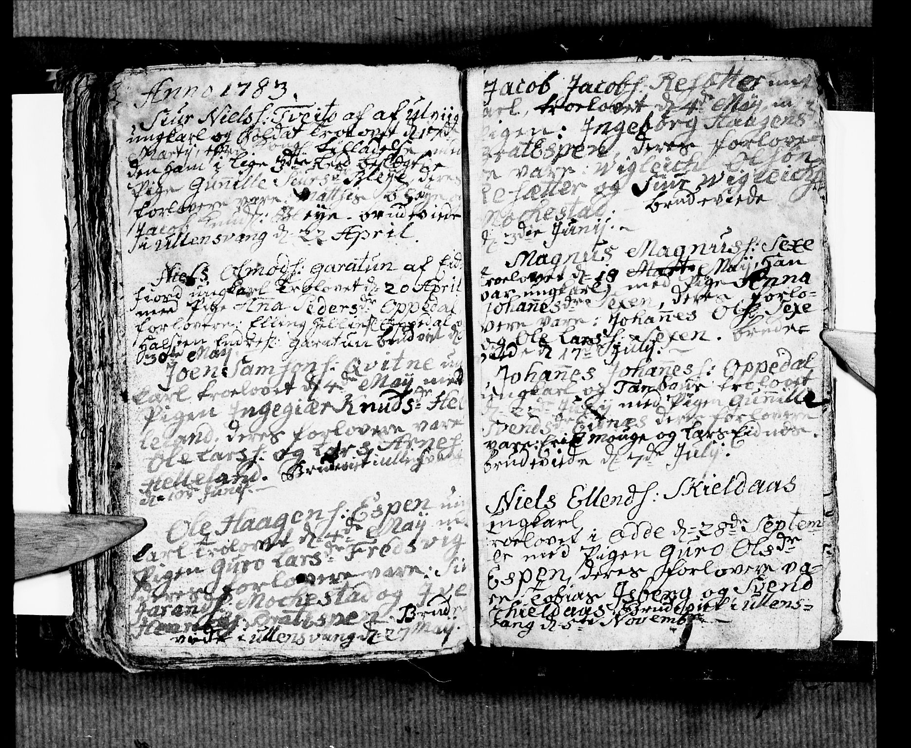 Ullensvang sokneprestembete, SAB/A-78701/H/Hab: Parish register (copy) no. B 5, 1778-1784