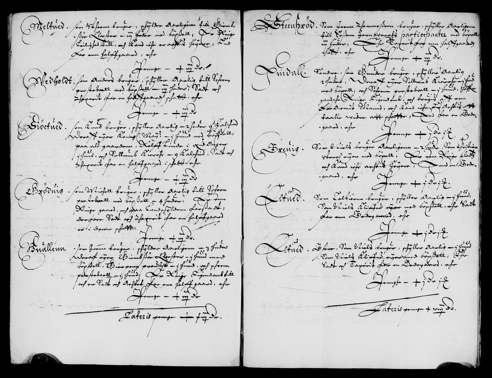 Rentekammeret inntil 1814, Reviderte regnskaper, Lensregnskaper, AV/RA-EA-5023/R/Rb/Rbp/L0036: Bratsberg len, 1649-1651
