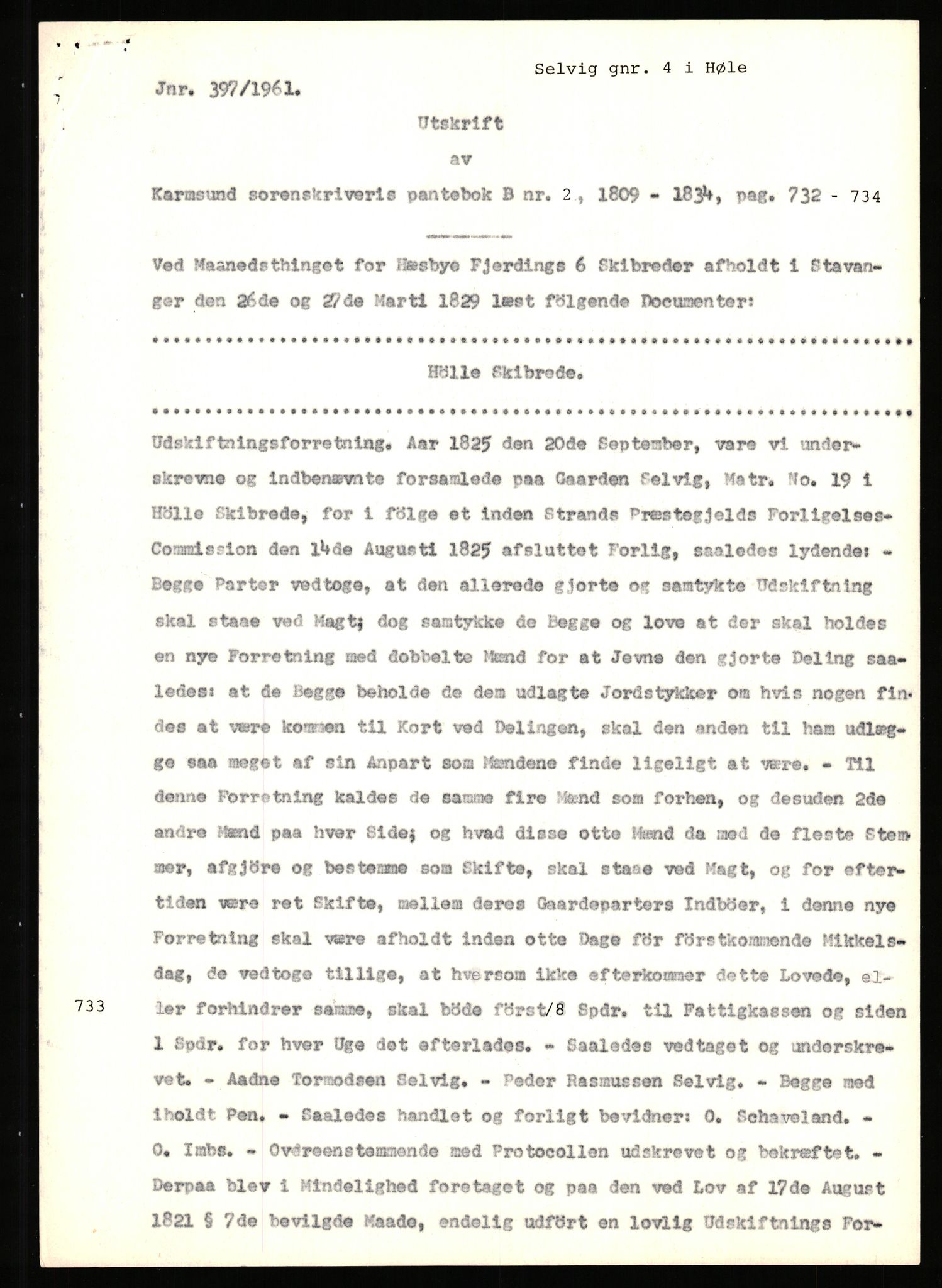 Statsarkivet i Stavanger, AV/SAST-A-101971/03/Y/Yj/L0074: Avskrifter sortert etter gårdsnavn: Selvig - Skaseim, 1750-1930, p. 2
