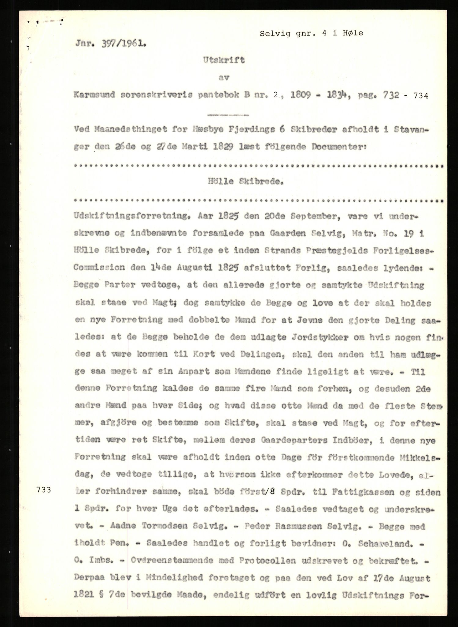 Statsarkivet i Stavanger, SAST/A-101971/03/Y/Yj/L0074: Avskrifter sortert etter gårdsnavn: Selvig - Skaseim, 1750-1930, p. 2