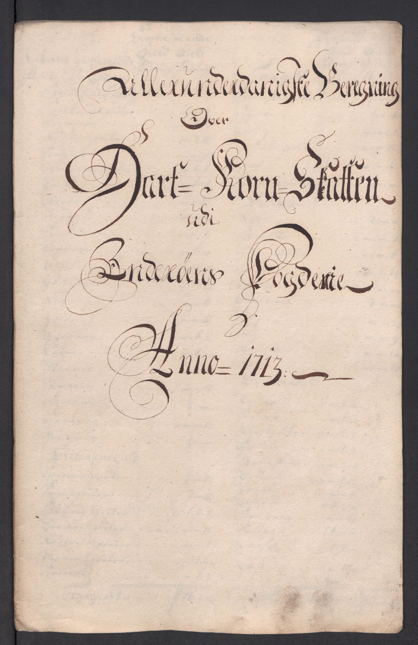 Rentekammeret inntil 1814, Reviderte regnskaper, Fogderegnskap, AV/RA-EA-4092/R63/L4321: Fogderegnskap Inderøy, 1713, p. 240