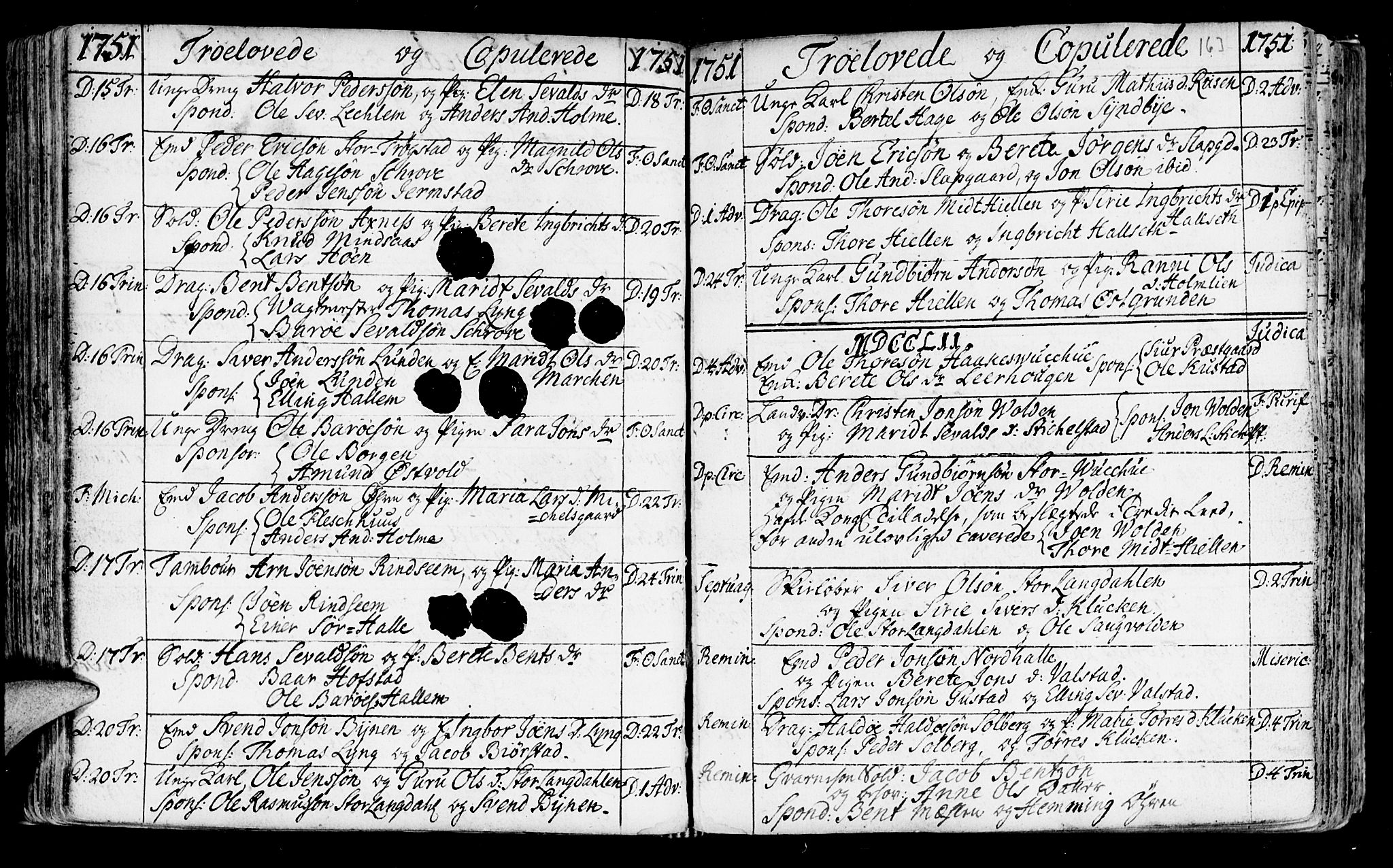 Ministerialprotokoller, klokkerbøker og fødselsregistre - Nord-Trøndelag, AV/SAT-A-1458/723/L0231: Parish register (official) no. 723A02, 1748-1780, p. 163