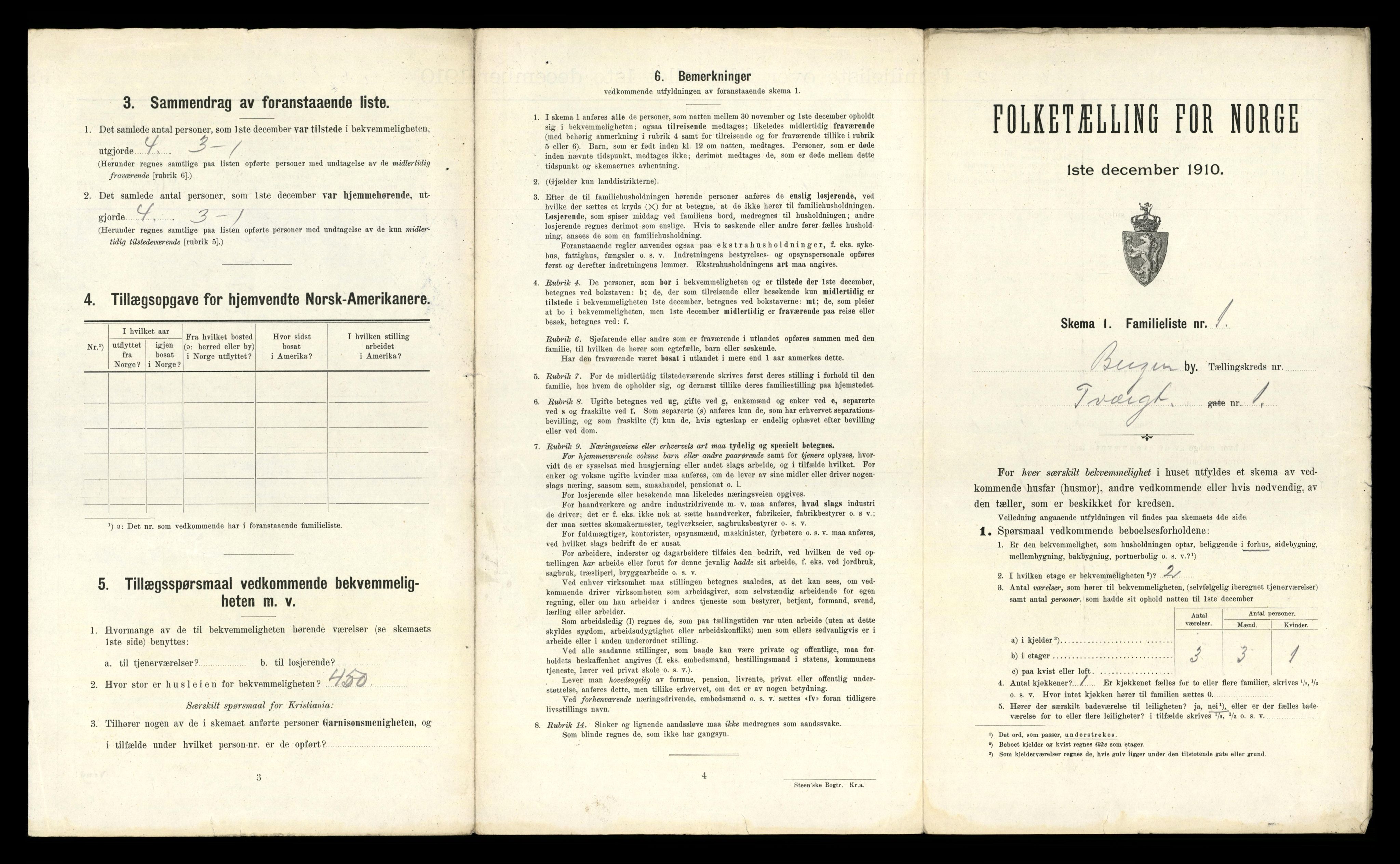 RA, 1910 census for Bergen, 1910, p. 24139