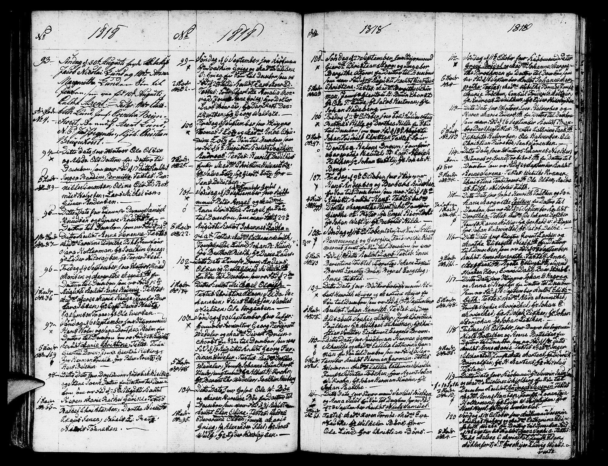Nykirken Sokneprestembete, SAB/A-77101/H/Haa/L0006: Parish register (official) no. A 6, 1808-1820, p. 54