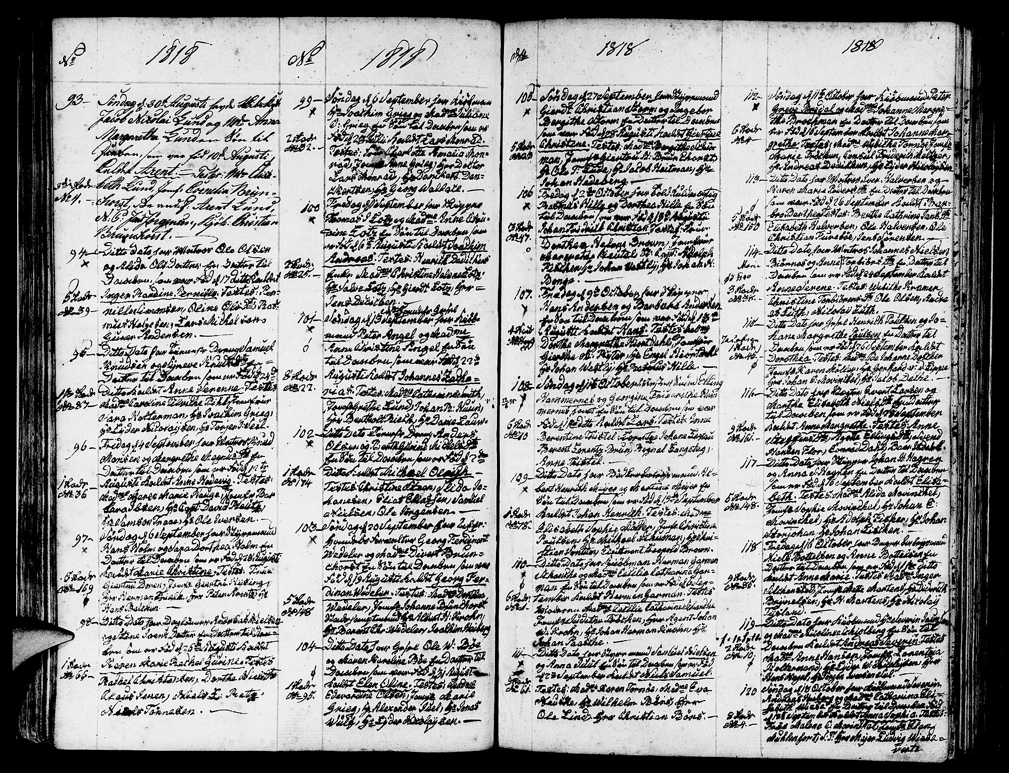 Nykirken Sokneprestembete, AV/SAB-A-77101/H/Haa/L0006: Parish register (official) no. A 6, 1808-1820, p. 54