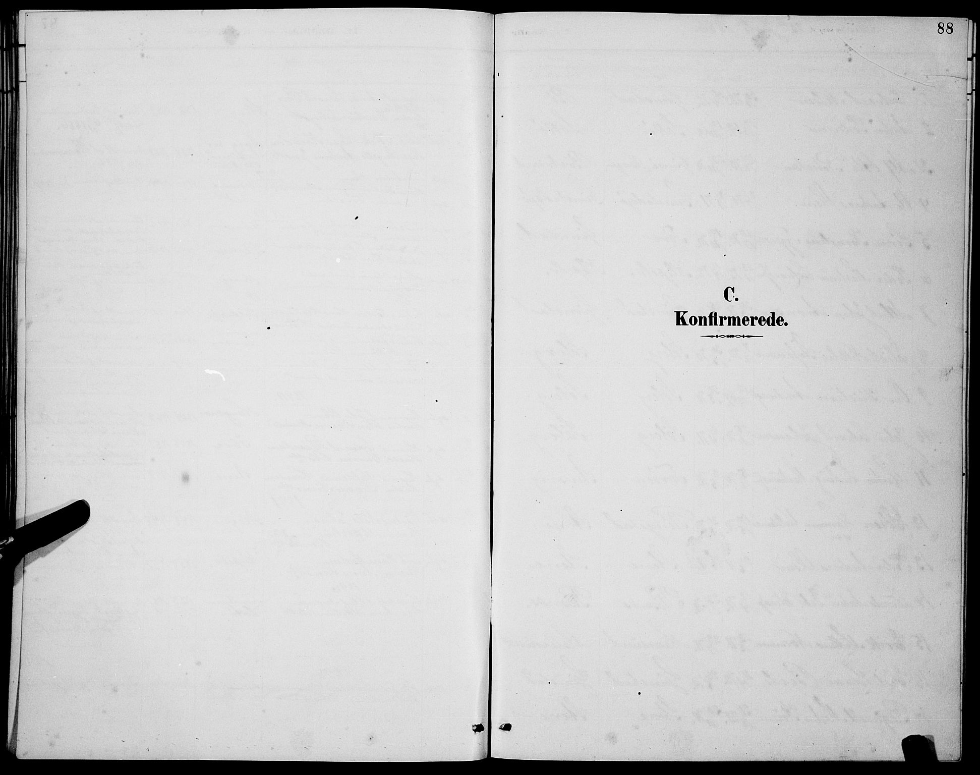 Ministerialprotokoller, klokkerbøker og fødselsregistre - Nordland, SAT/A-1459/891/L1315: Parish register (copy) no. 891C04, 1886-1893, p. 88