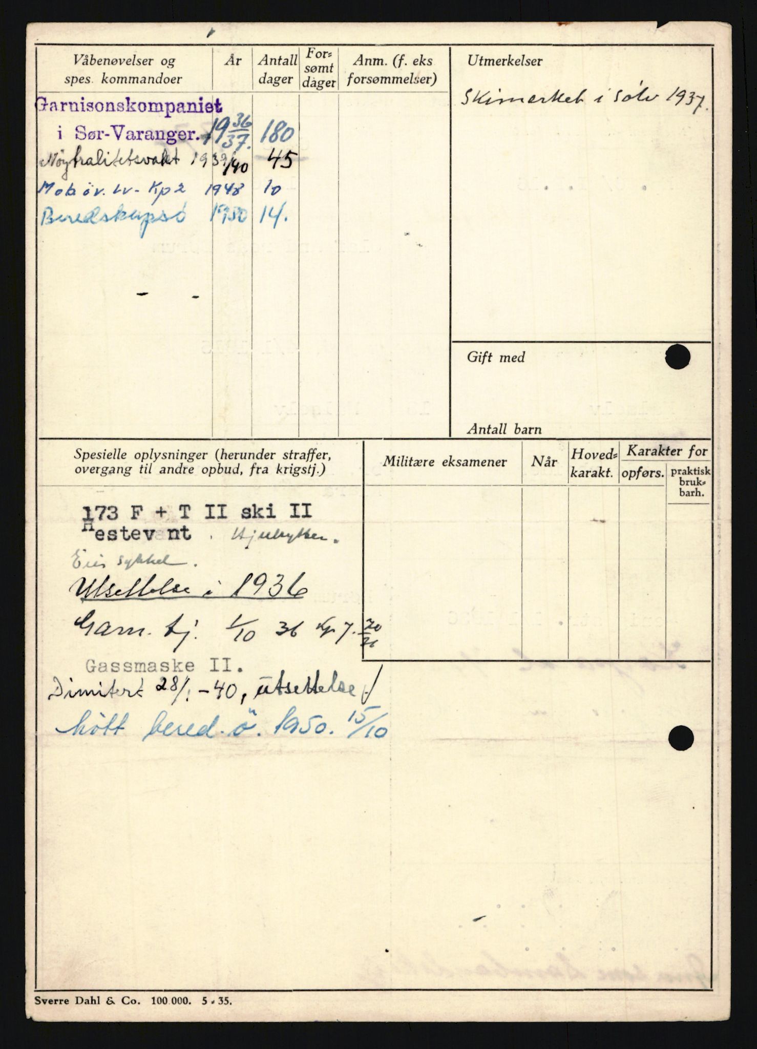 Forsvaret, Troms infanteriregiment nr. 16, AV/RA-RAFA-3146/P/Pa/L0020: Rulleblad for regimentets menige mannskaper, årsklasse 1936, 1936, p. 162