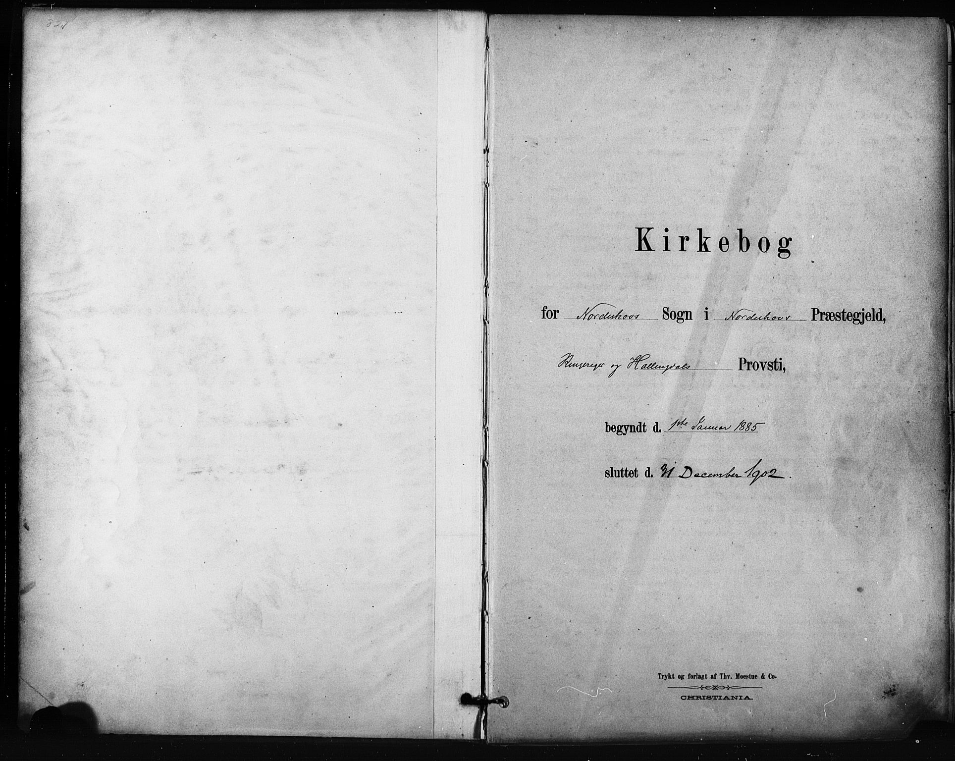 Norderhov kirkebøker, SAKO/A-237/F/Fa/L0016: Parish register (official) no. 16, 1885-1902